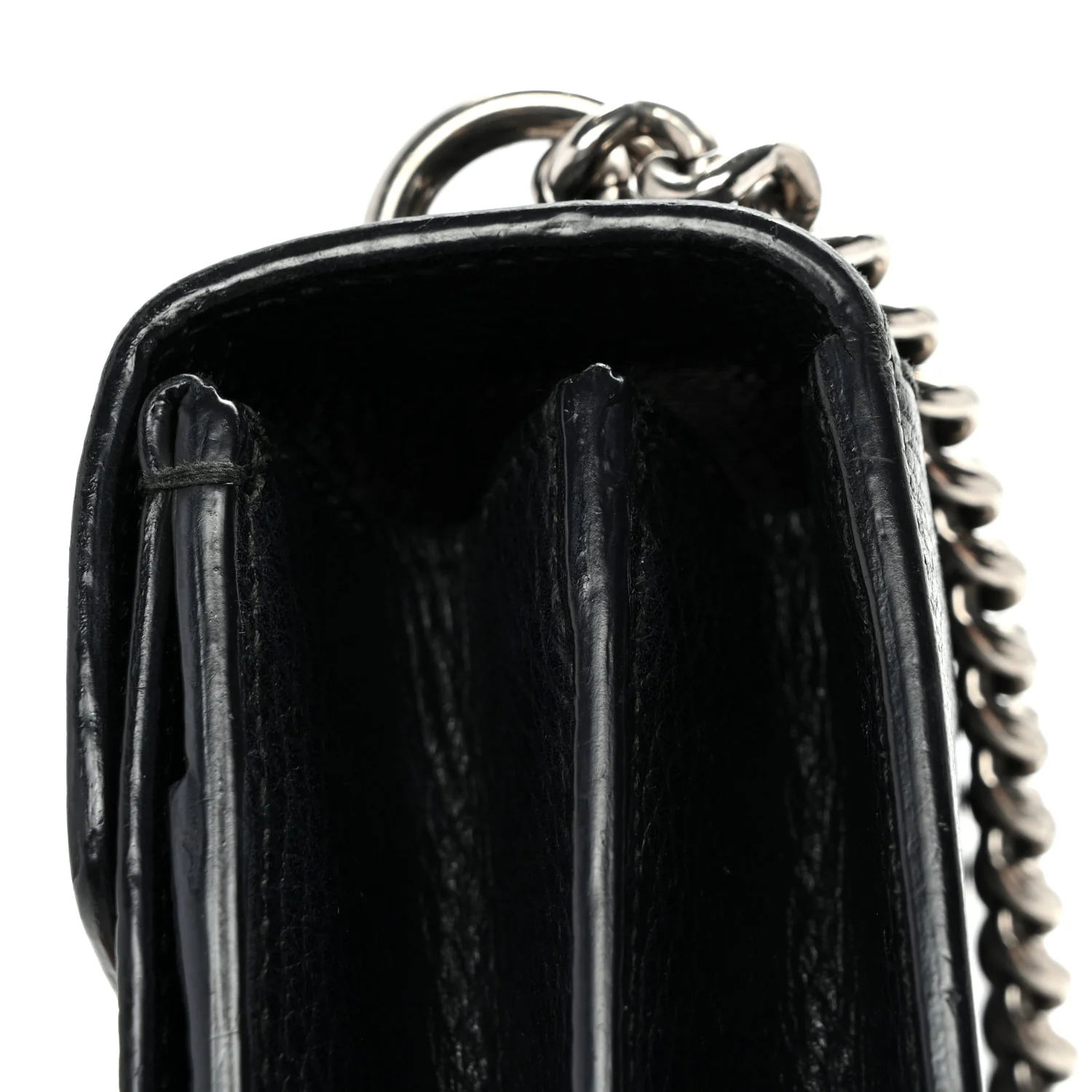Pebbled Calfskin Small Dionysus Shoulder Bag Black