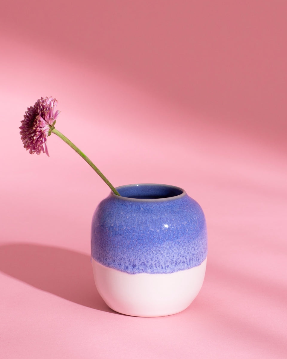 COIMBRA - VASE M CORNFLOWER