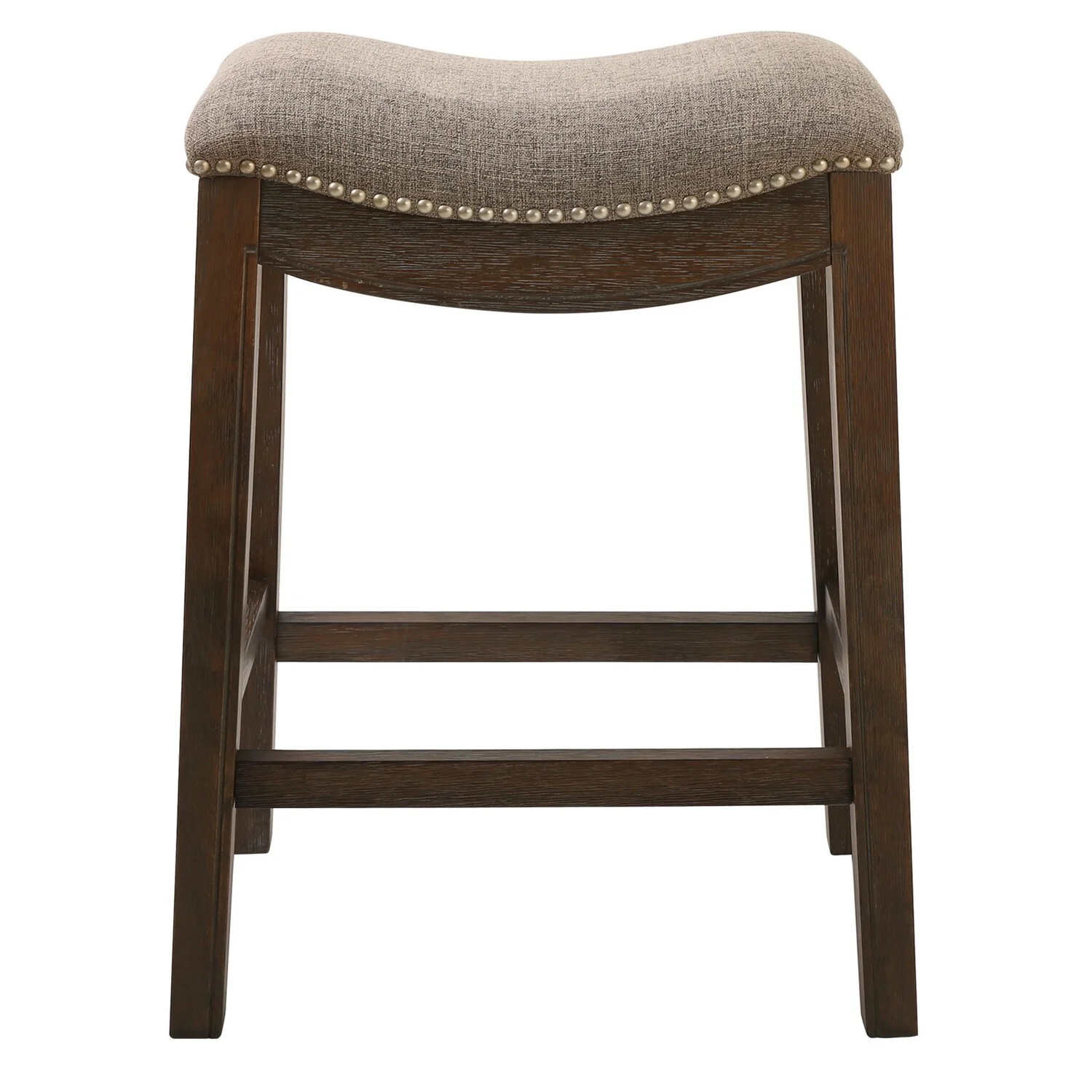 26" Saddle Wood Counter Height Stool Weathered Natural(Cream) - Image 10