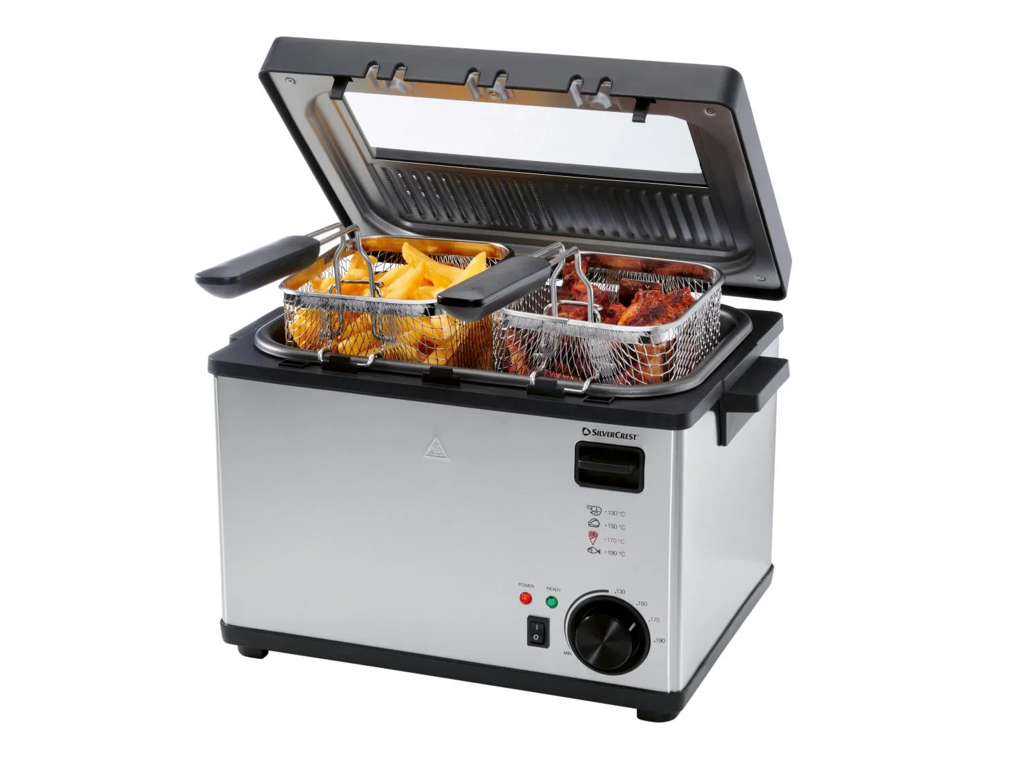 SILVERCREST Friteuse en acier inoxydable