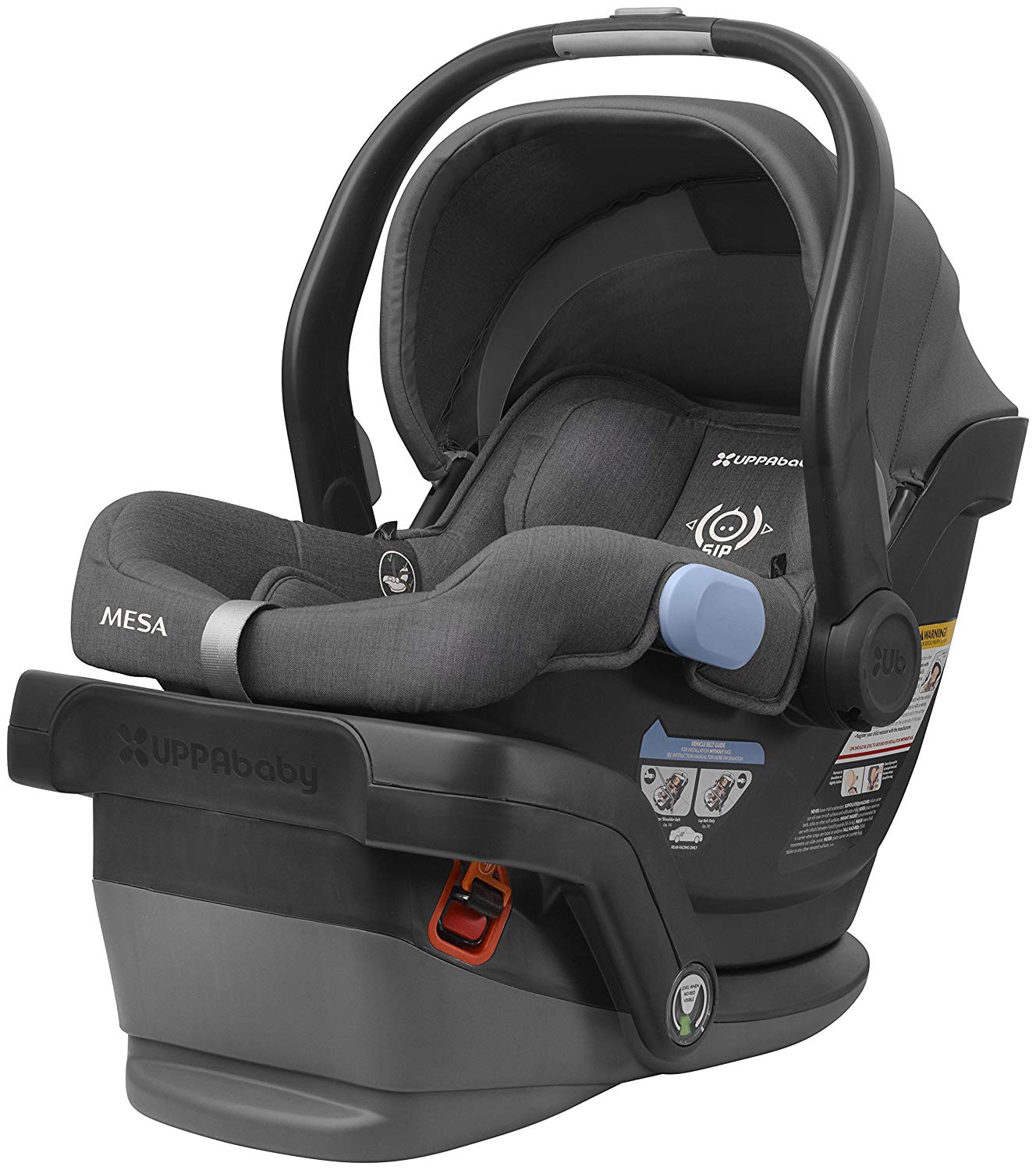Siège auto pour bébé UPPAbaby MESA 2018 - Jordan (gris anthracite chiné) Version laine mérinos/naturellement ignifugé