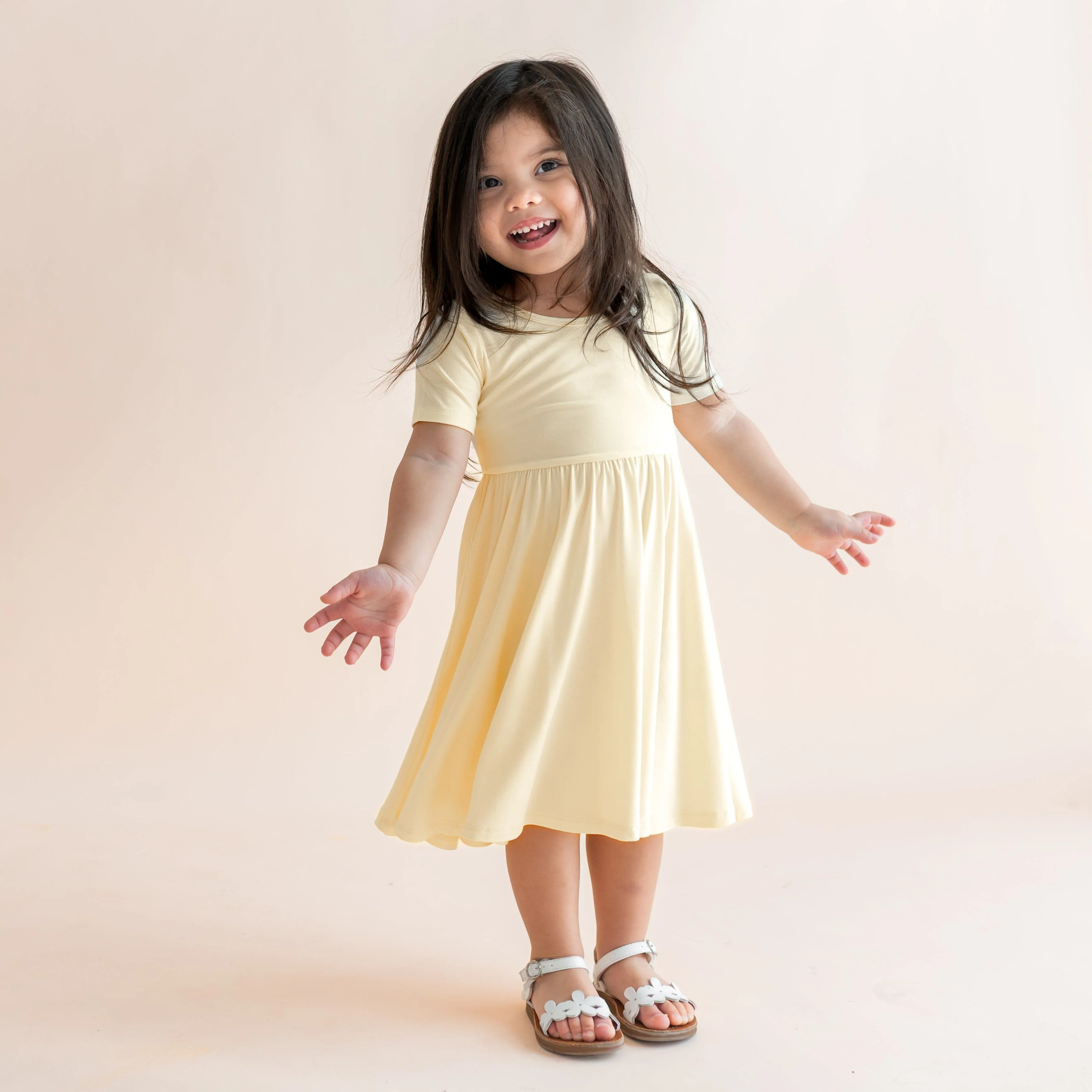 Twirl Dress in Chamomile
