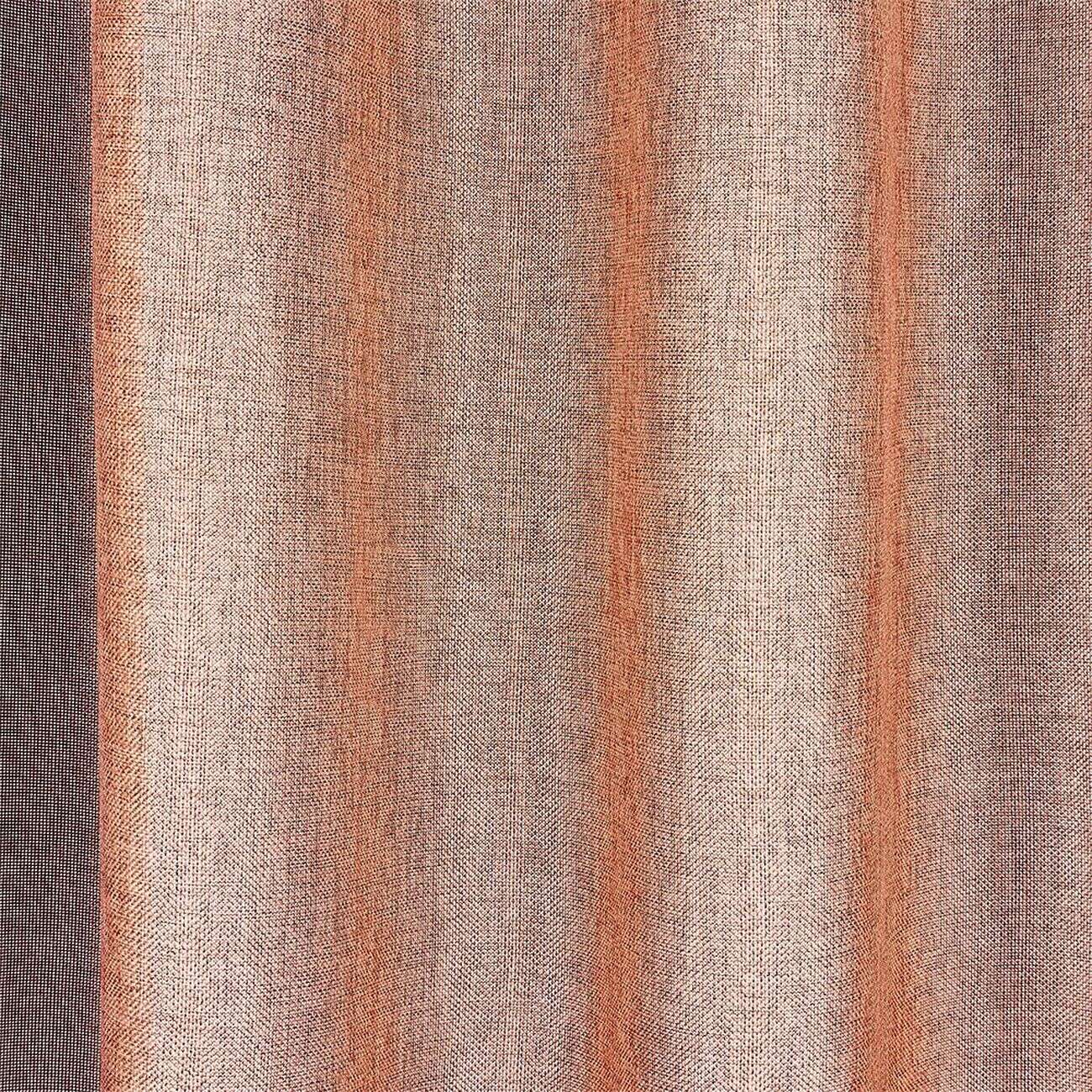 Rideau polyester 140x260cm terracotta