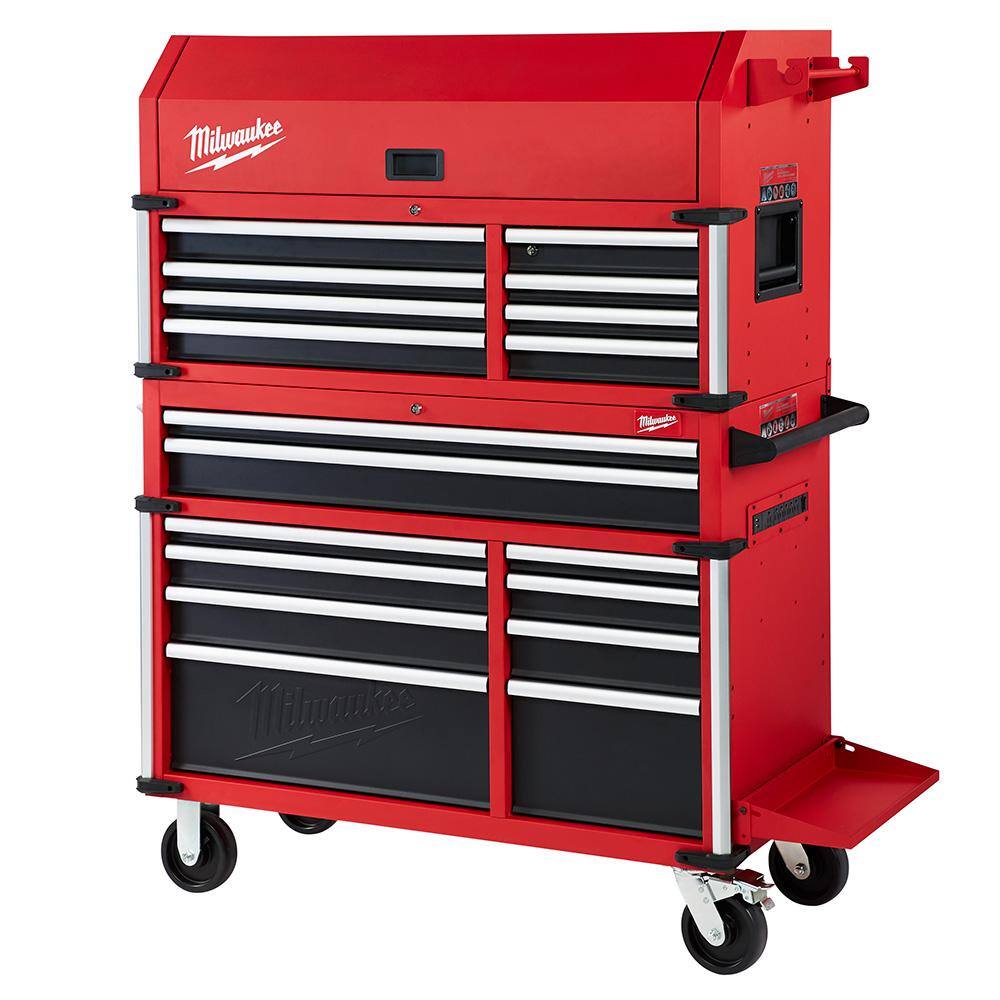 Coffre à outils et armoire combinés MW haute capacité 46 po à 18 tiroirs 48-22-8546