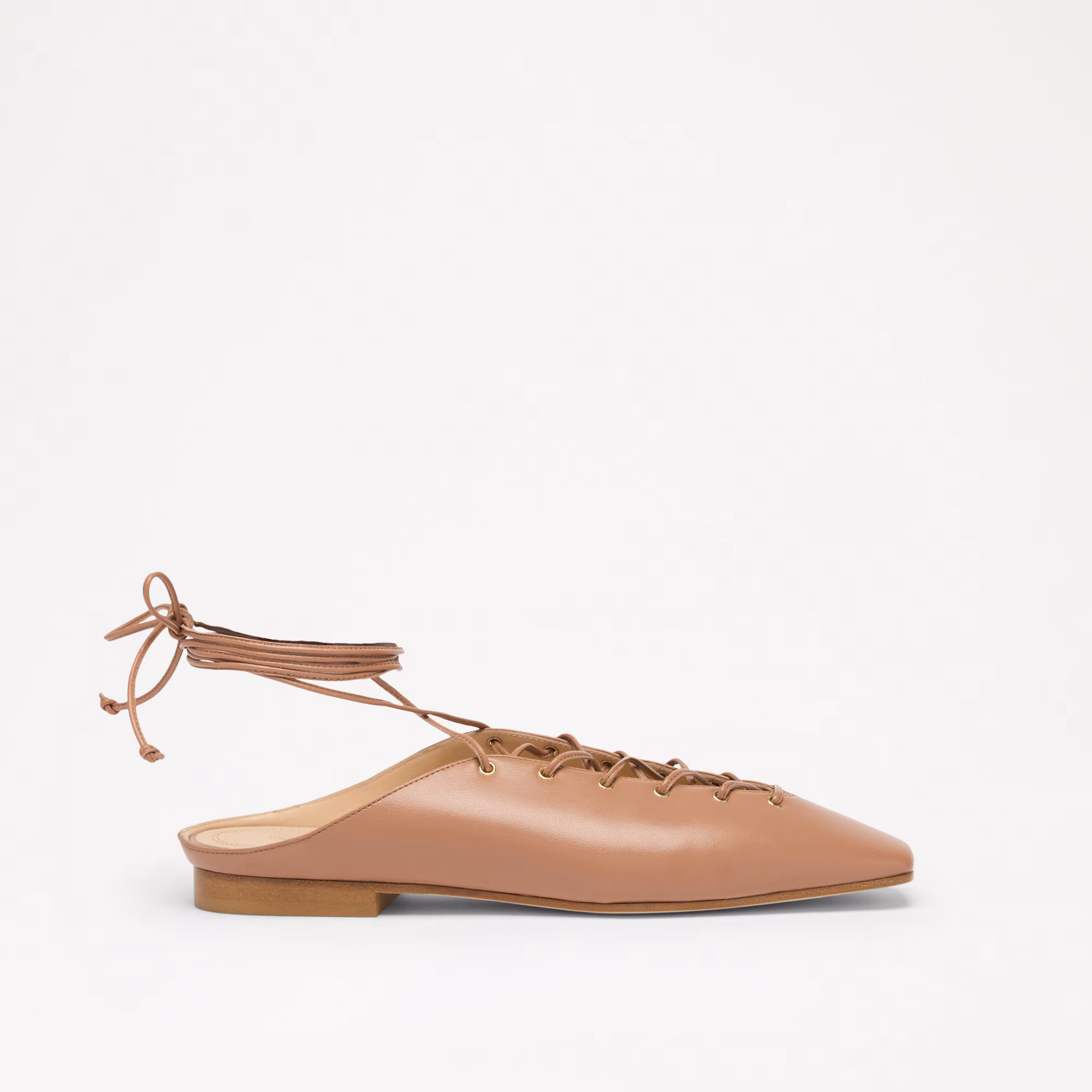 Carden Lace<br>Ultra Thin Lace Up Flat