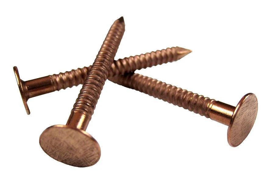 Copper Roofing Nails, 2 in, 5 lb Box (SKU 2214756175)