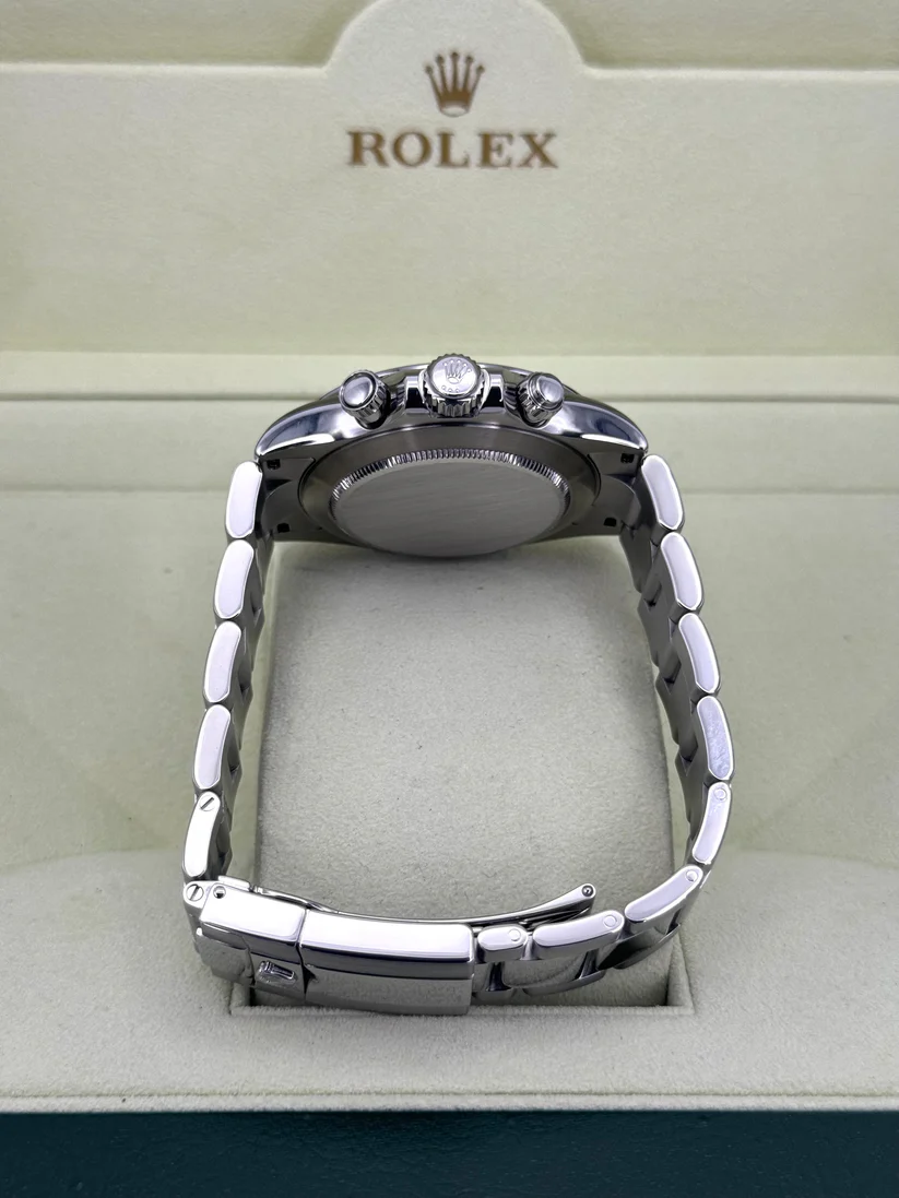 [Super Clone]Rolex Daytona 116520 White Dial Stainless steel Mens Watch