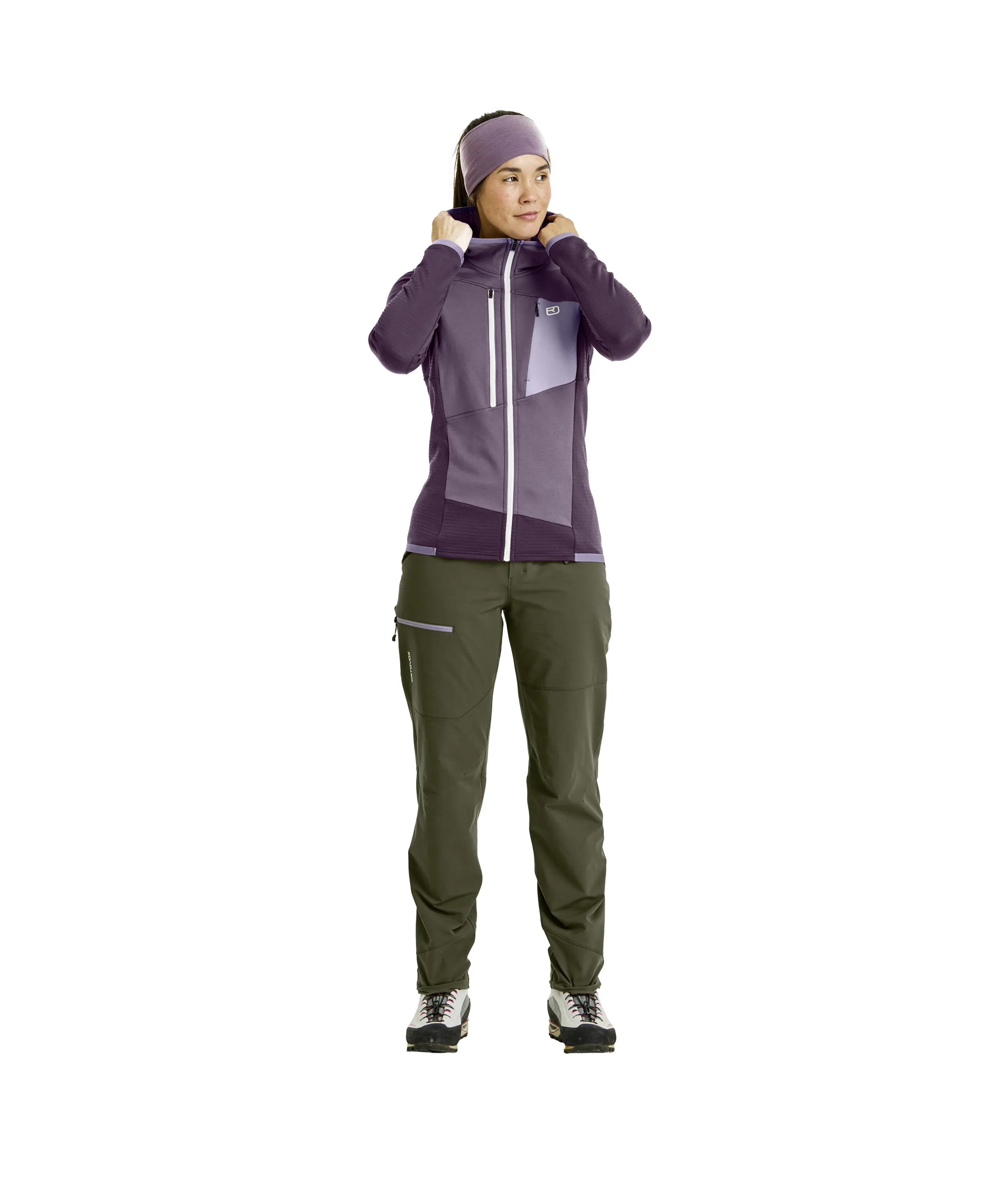ORTOVOXR FLEECE GRID HOODY