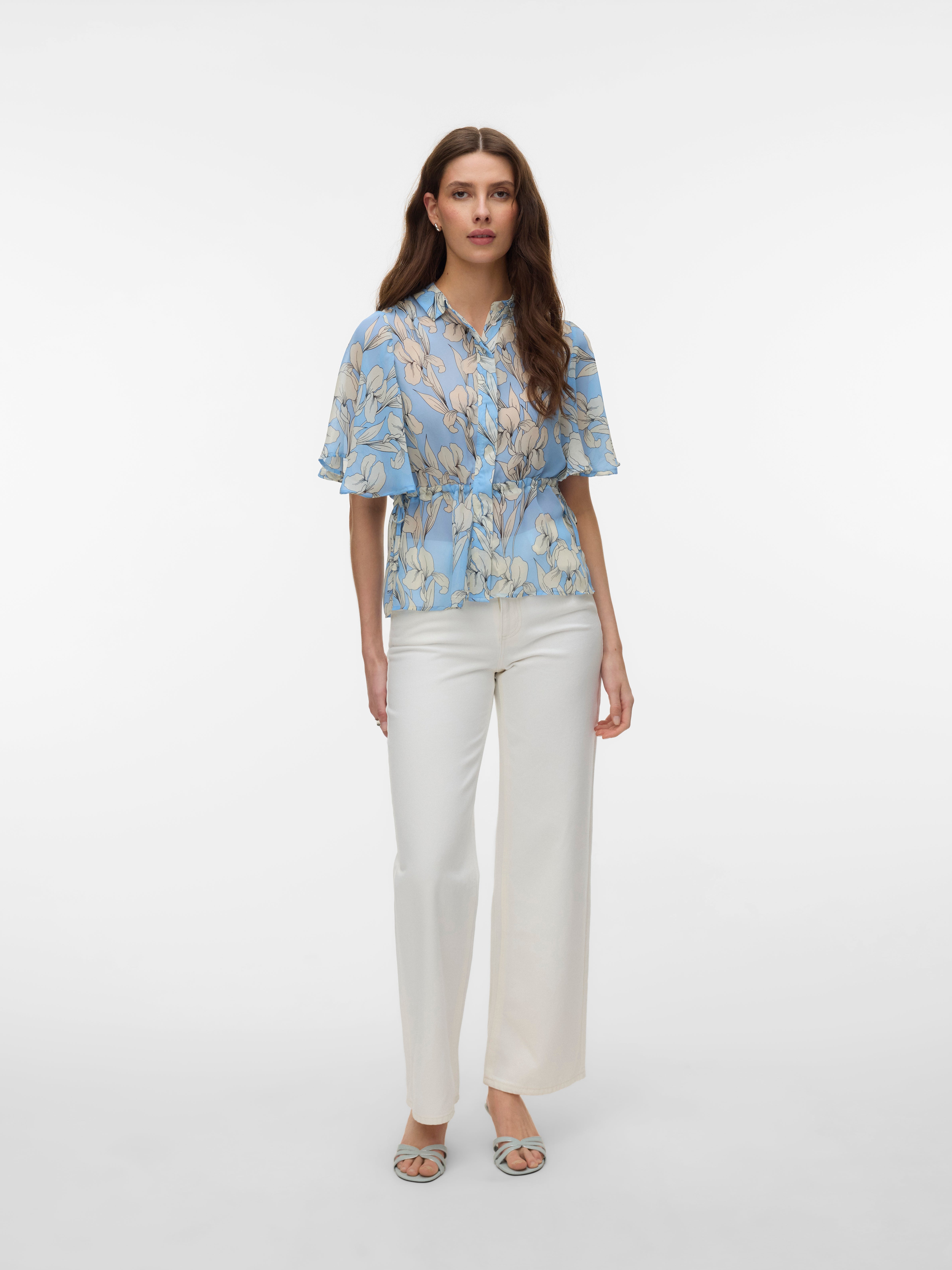 VERO MODA® AWRENA Mid rise Wide Leg Fit Jeans