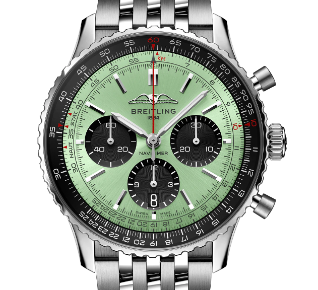 【Super Clone】Breitling AB0138241L1A1 Navitimer B01 Green Dial
