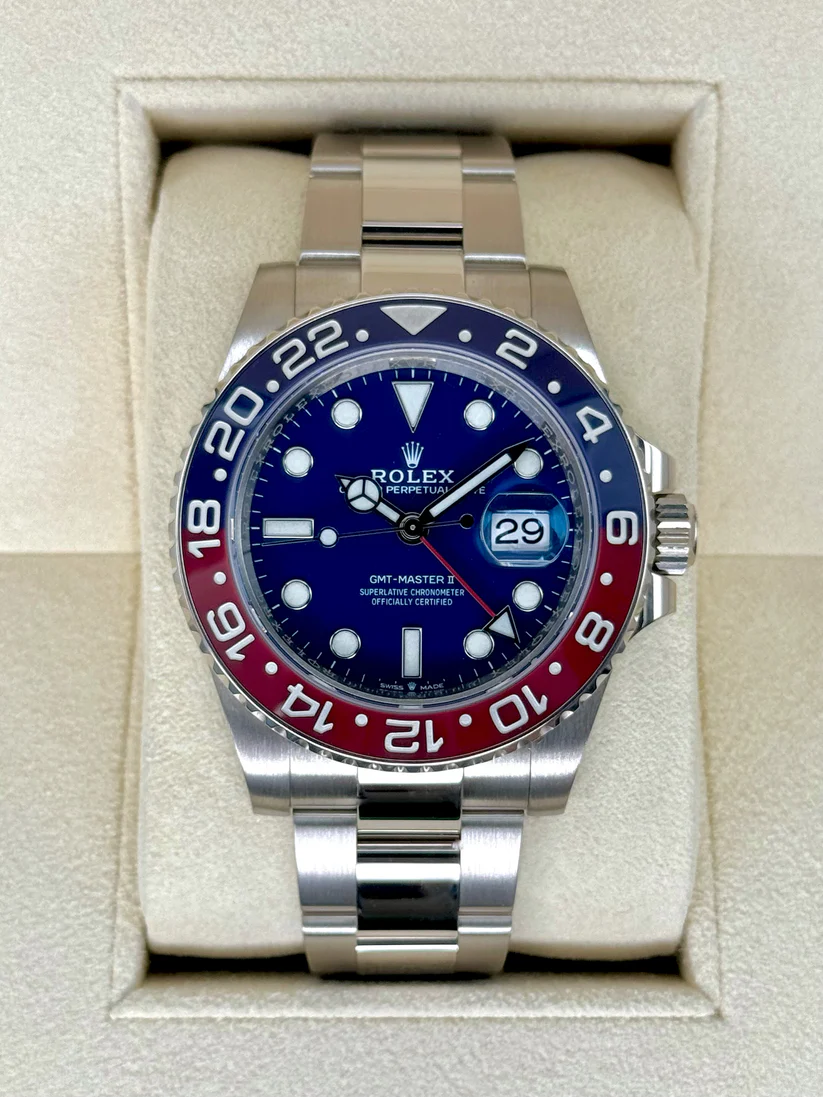 [Super Clone]RLX  GMT-Master II - 40mm White Gold 