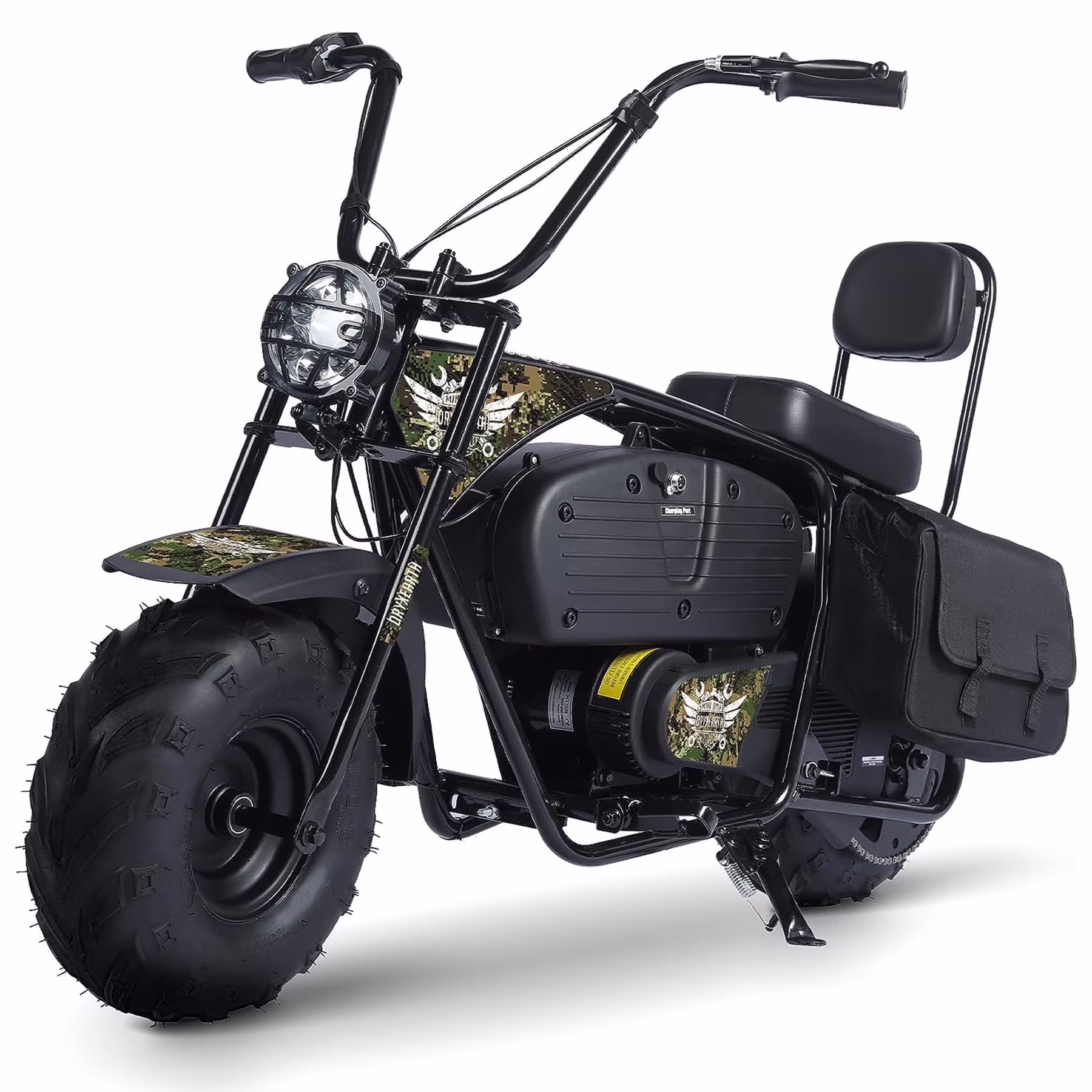 36v 1000W Mini Bikes, Dirt Electric Bicycle for Adults, 0.47 gal, up to 21.8 mph, Camo(Green)