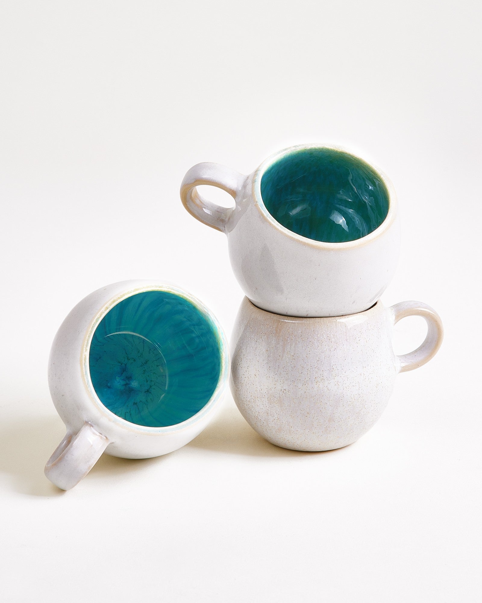 AREIA - ESPRESSO MUG AQUA SET OF 4