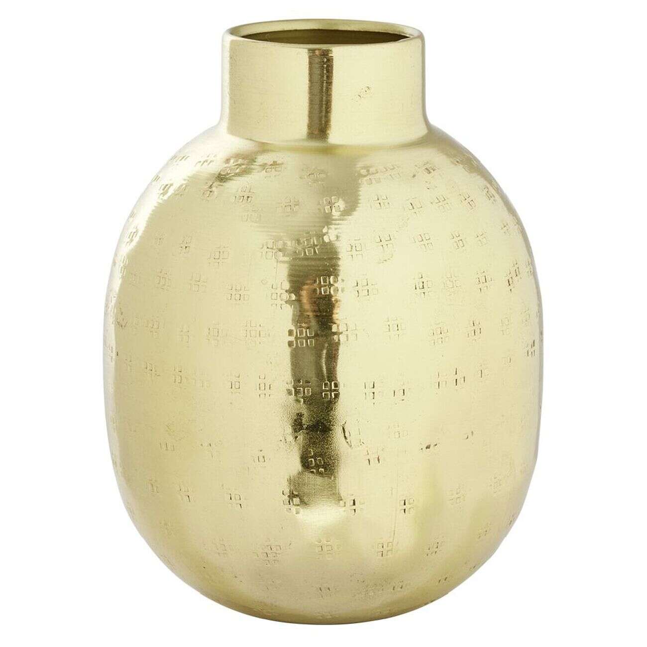 Vase en métal doré H15cm