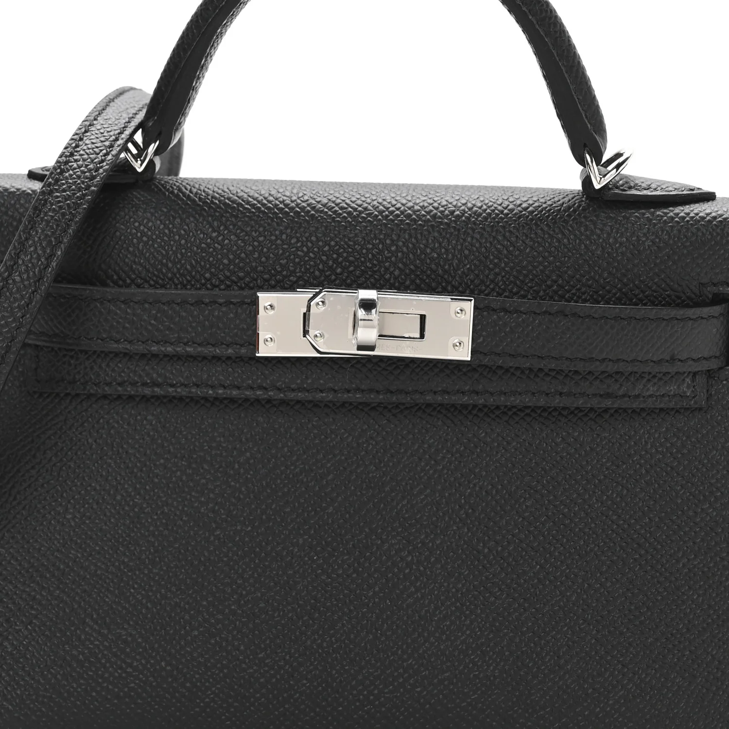 Epsom Mini Kelly Sellier 20 Black