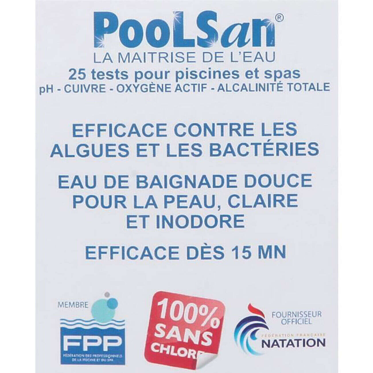 Kit test piscine 4 en 1 Poolsan