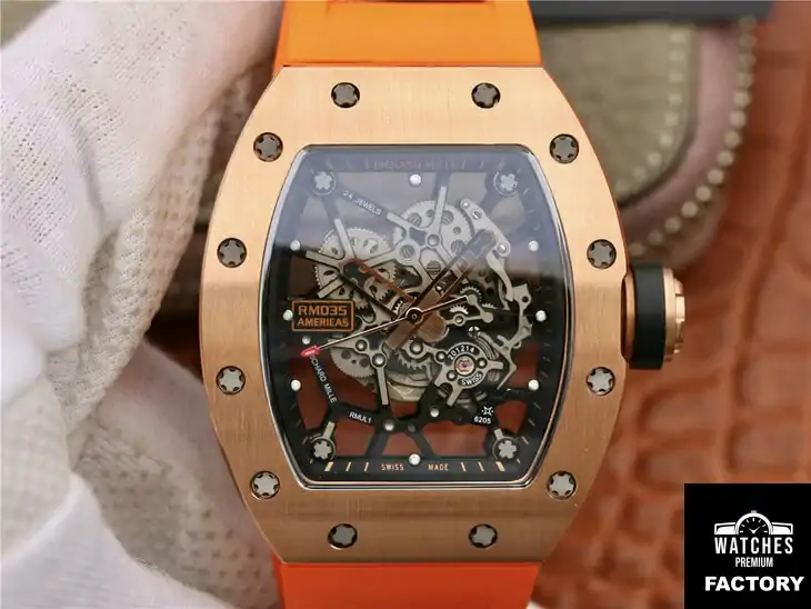 Richard Mille RM035 Americas KV Factory Rubber Strap