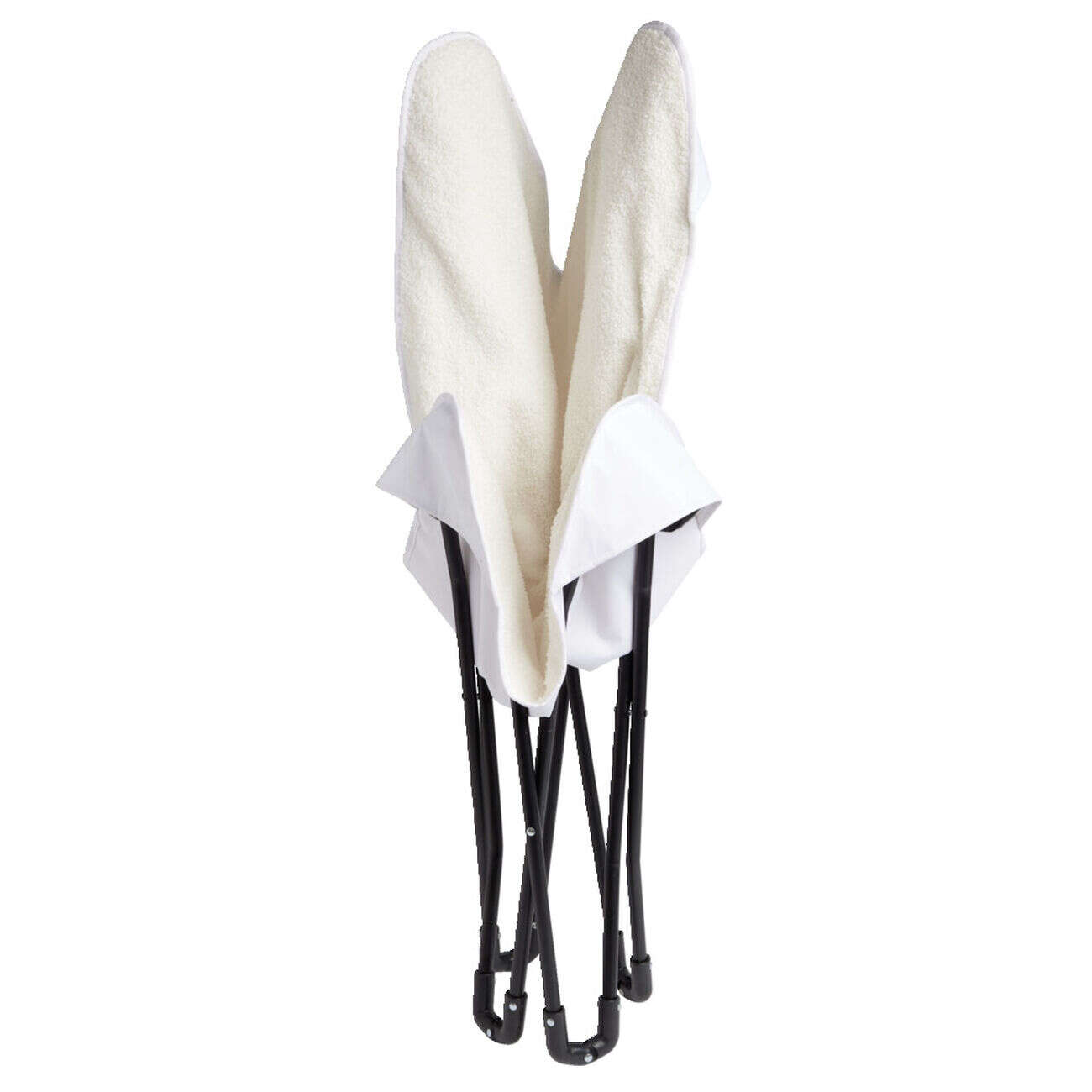 Fauteuil relax Noa pliable beige L60xP78xH86cm