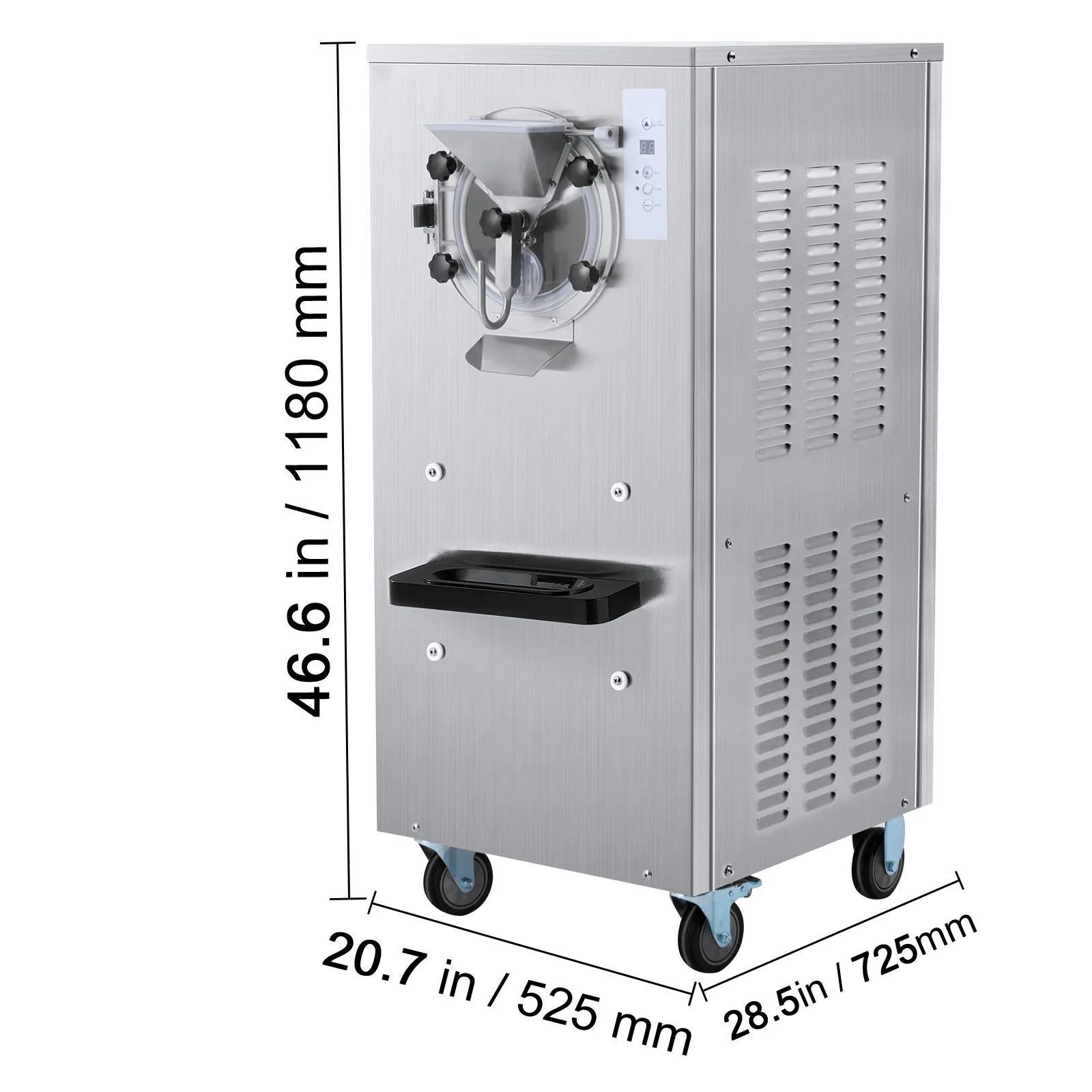 20-25L/J Capacity Commercial Hard Farm Ice Cream Maker 1 Flavor Automatic Cleaning - Image 8