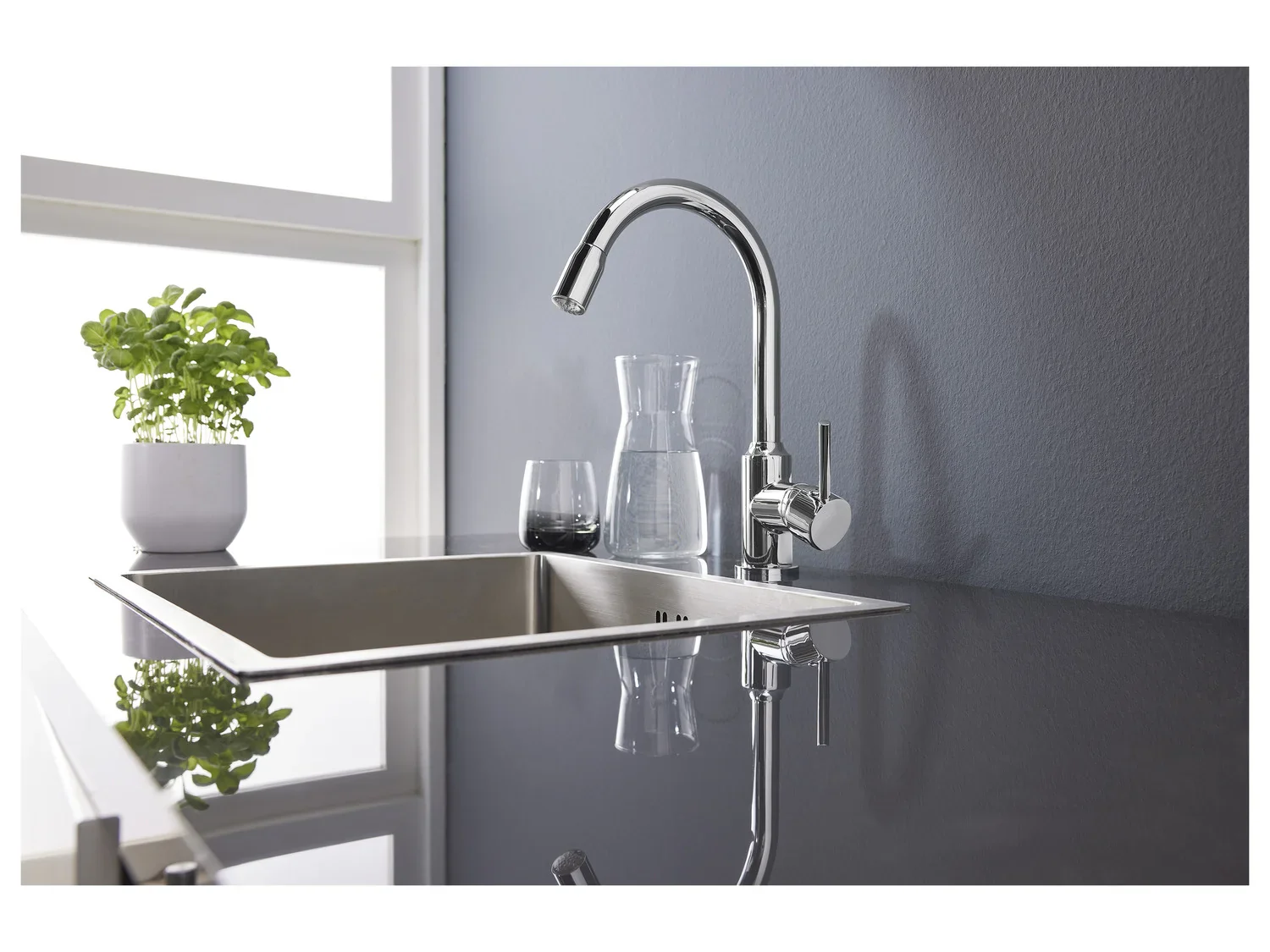 LIVARNO home Mitigeur robinet dvier  LED