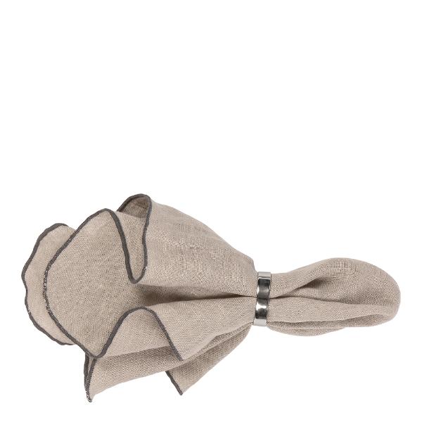 Gracie tøyserviett 45x45 cm simply taupe