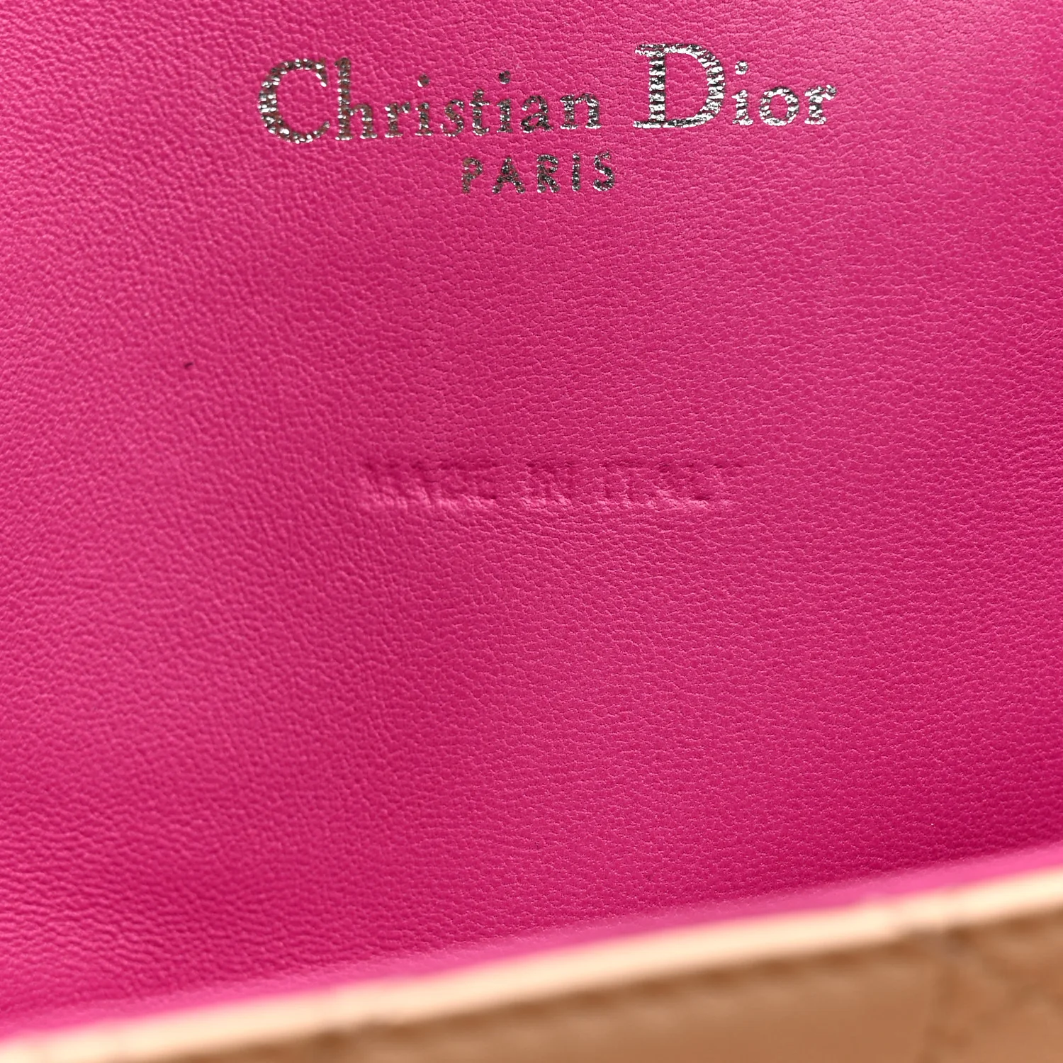Lambskin Cannage Large Miss Dior Flap Sorbet