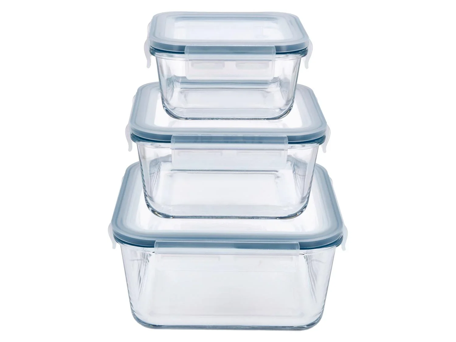 SILVERCREST Set de botes de conservation en verre
