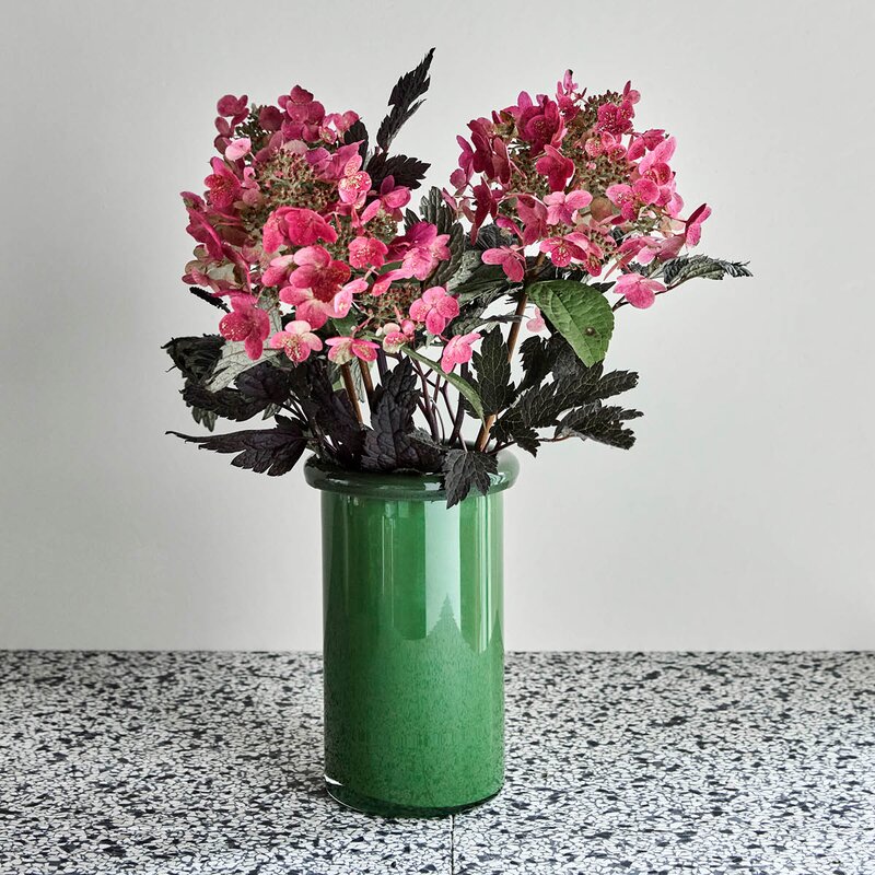 Buck vase 16x23 cm grønn