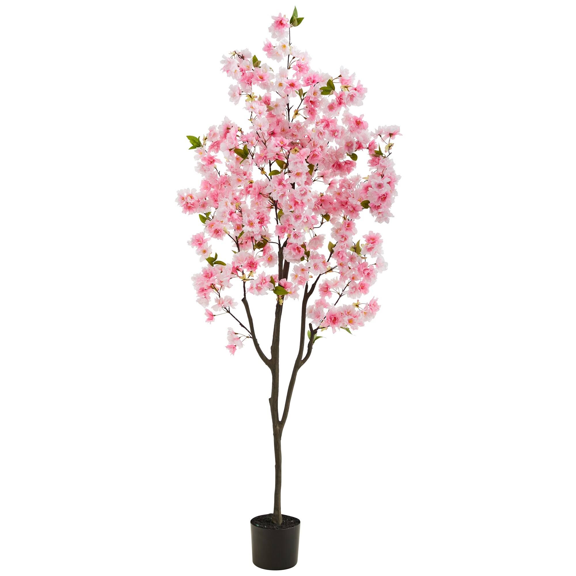 6' Cherry Blossom Artificial Tree - Black