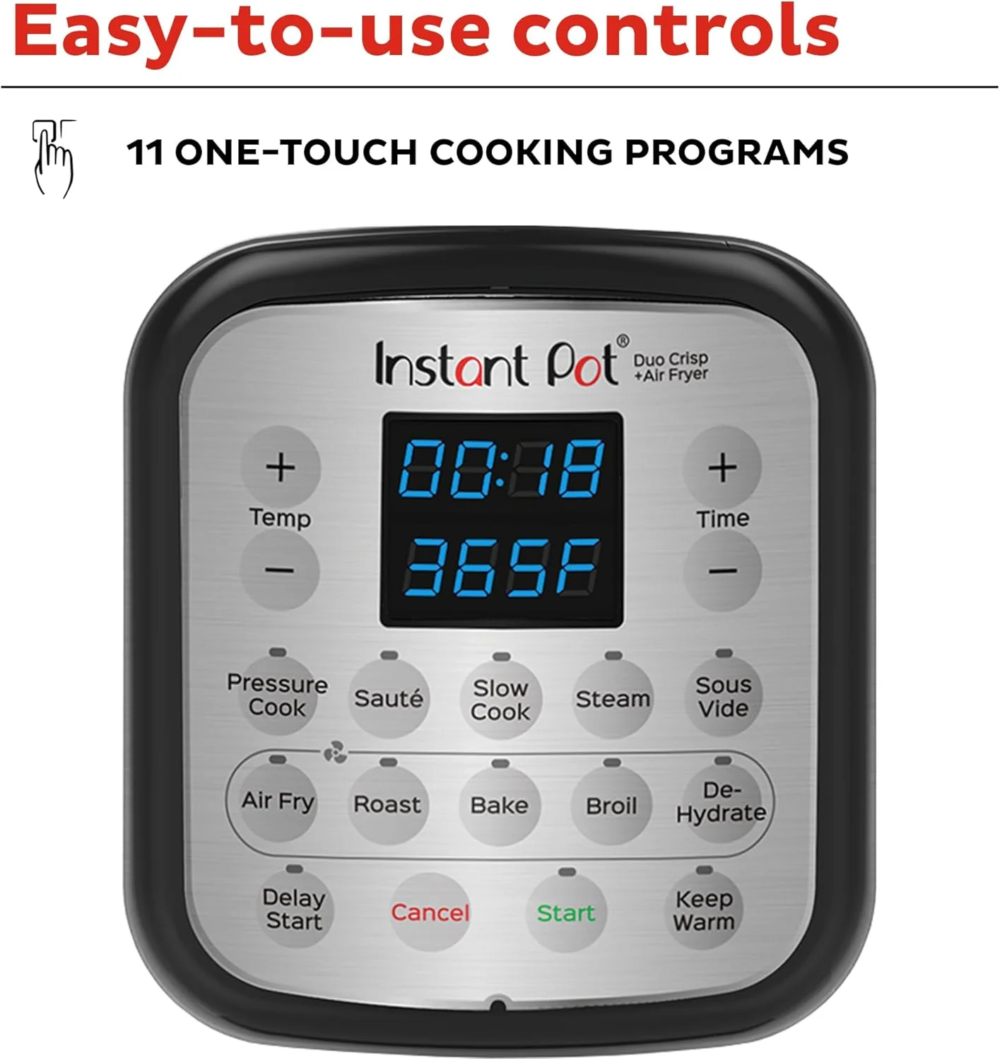 Instant Pot Duo 7 en 1 : autocuiseur électrique, mijoteuse, cuiseur à riz, cuiseur vapeur, sauteuse, yaourtière, chauffe-plat et stérilisateur
