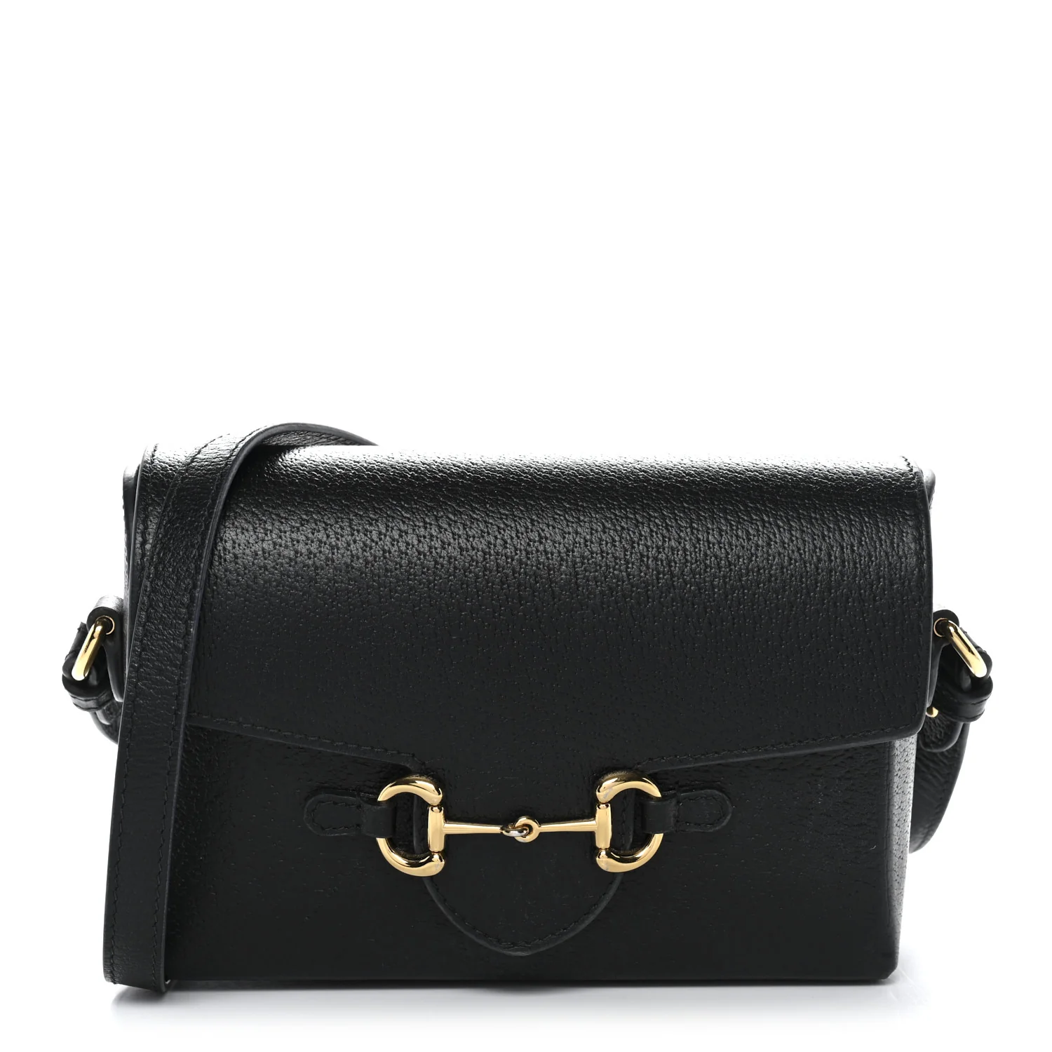 Calfskin Horsebit 1955 Shoulder Bag Black
