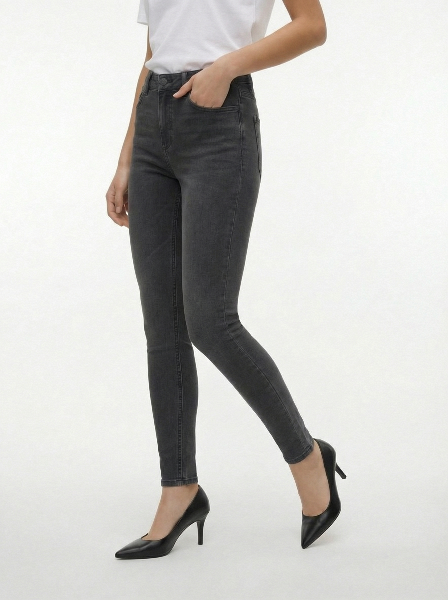 VERO MODA® TSJONI High rise Skinny Fit Jeans