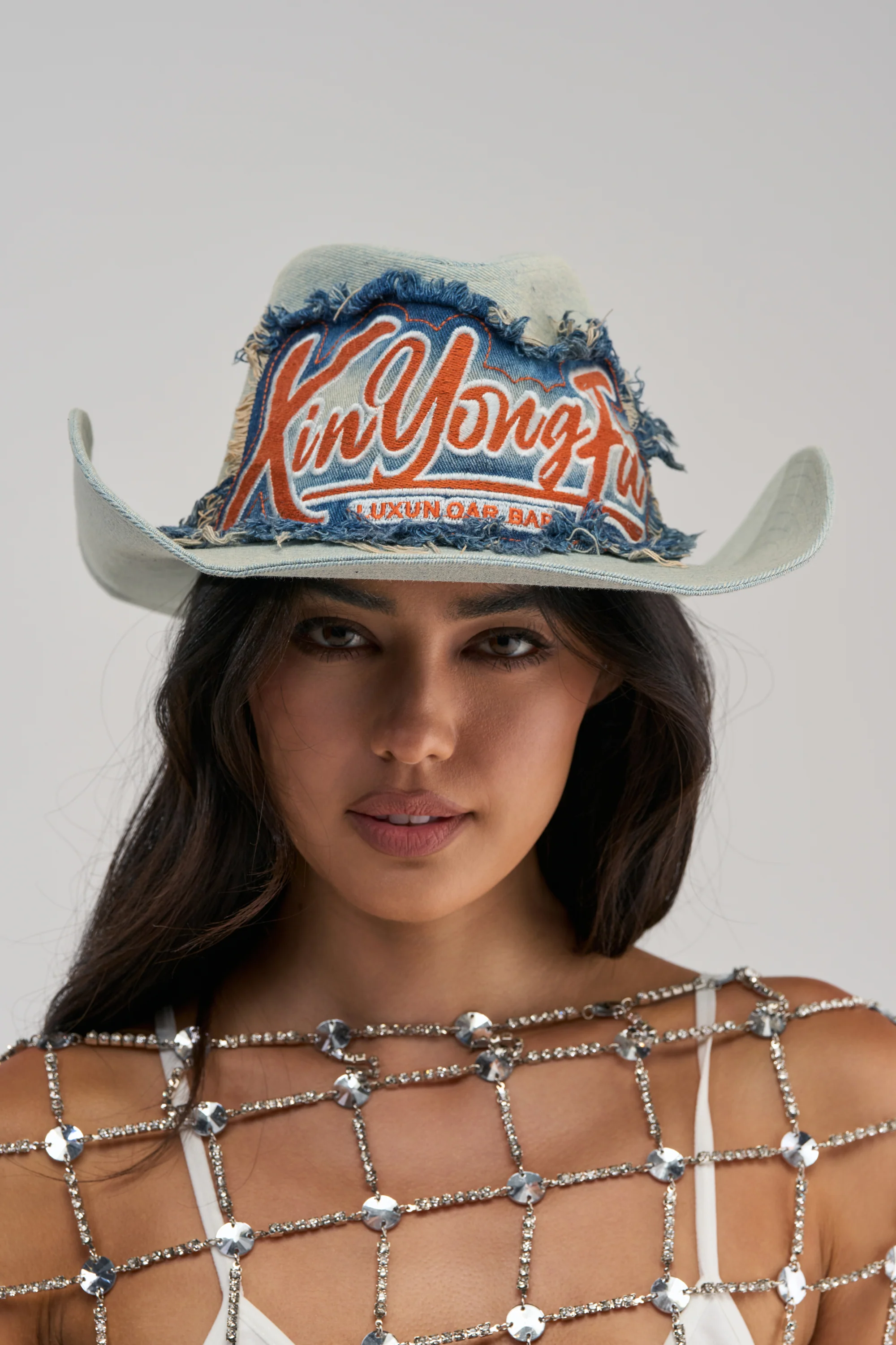 WITH THE TIMES DENIM COWBOY HAT - Akira Store