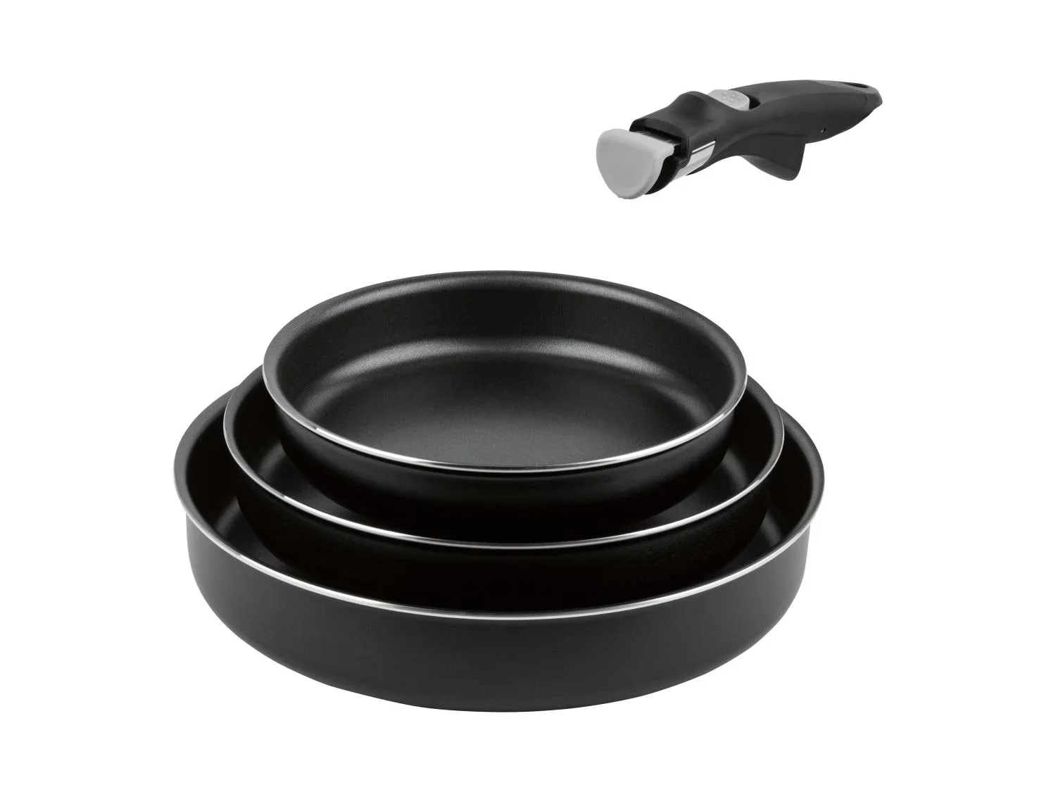CRIVIT Set de casseroles en aluminium ou poles en aluminium