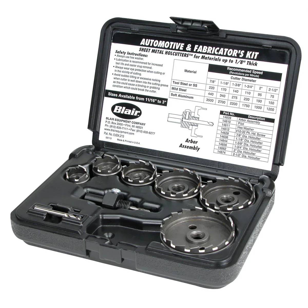 Blair 14006 Holcutte Kit