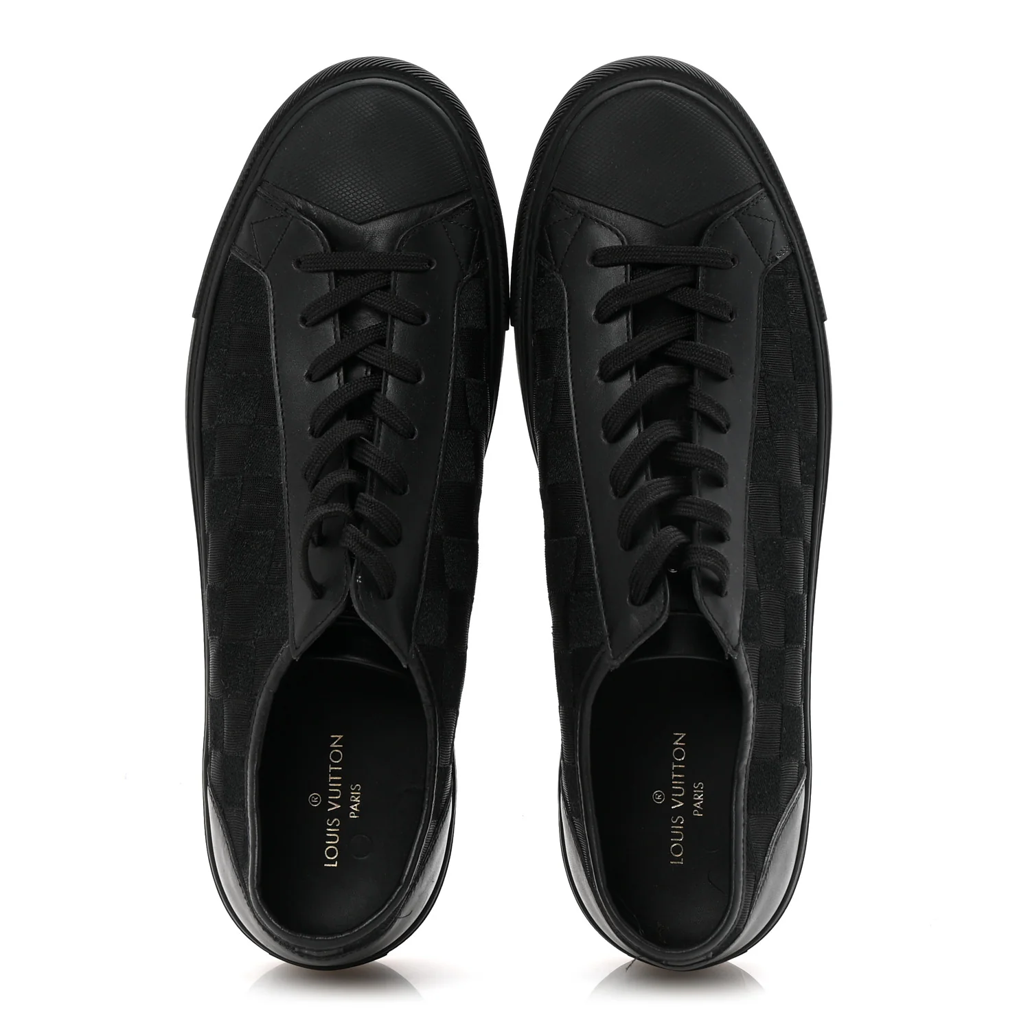Canvas Calfskin Damier Mens Tattoo Sneakers 9