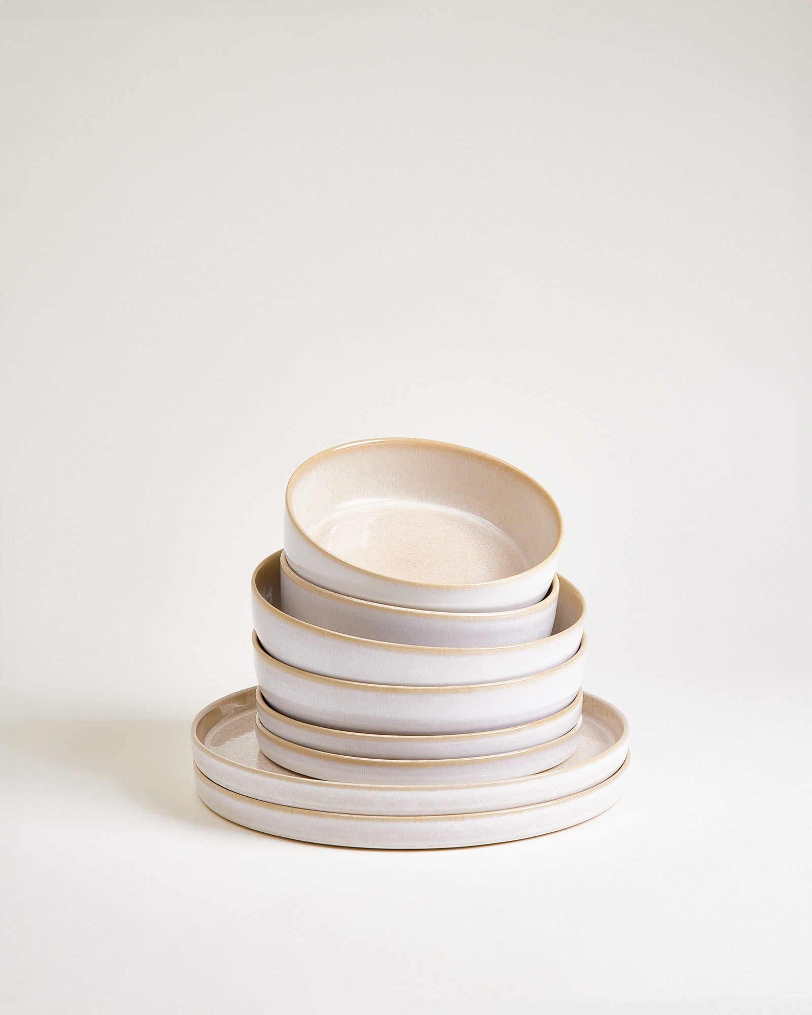 CORDOAMA - TABLEWARE SET MODERN SAND 8 PIECES