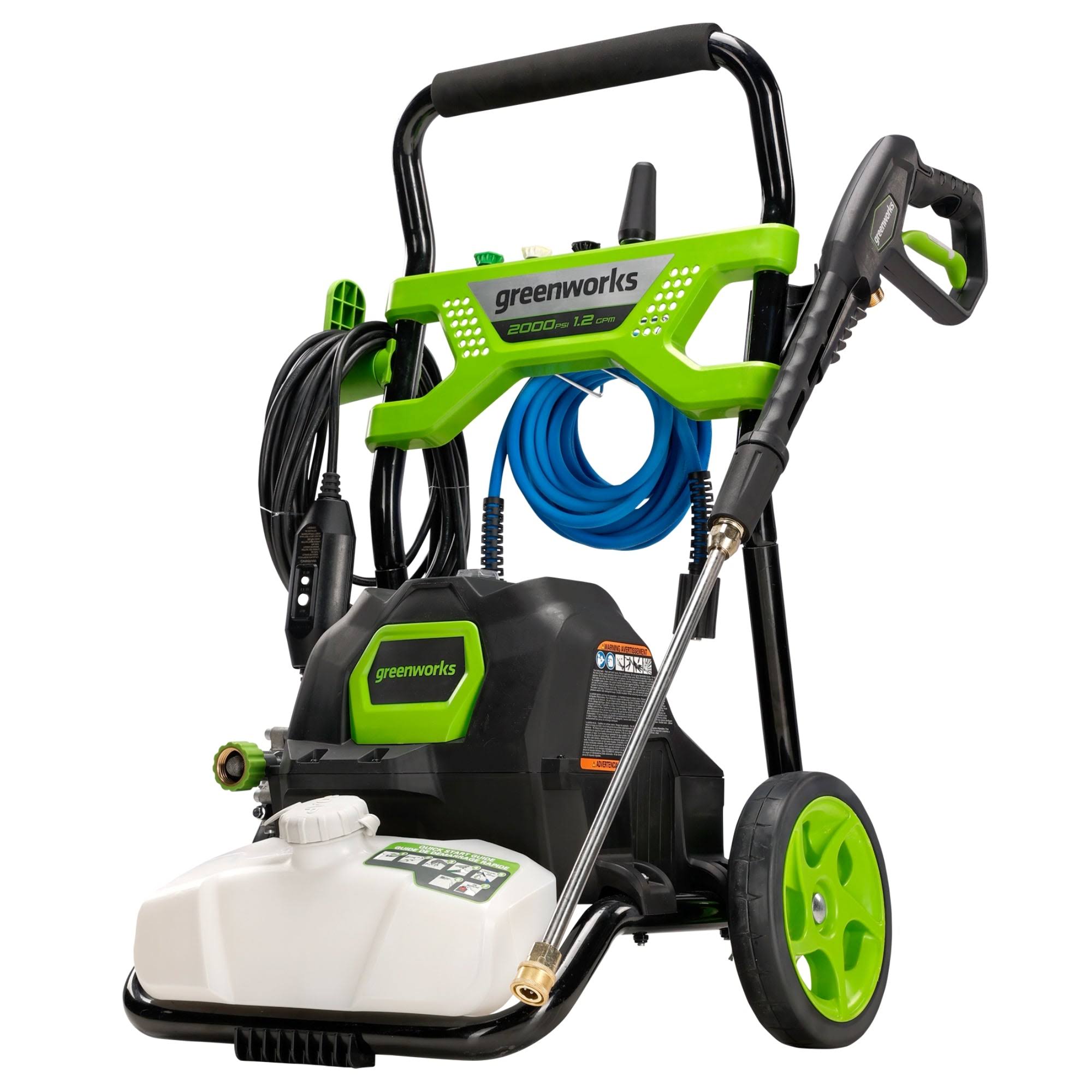Greenworks Premium 2000 PSI 1.2 GPM Electric Pressure Washer 5118202vt