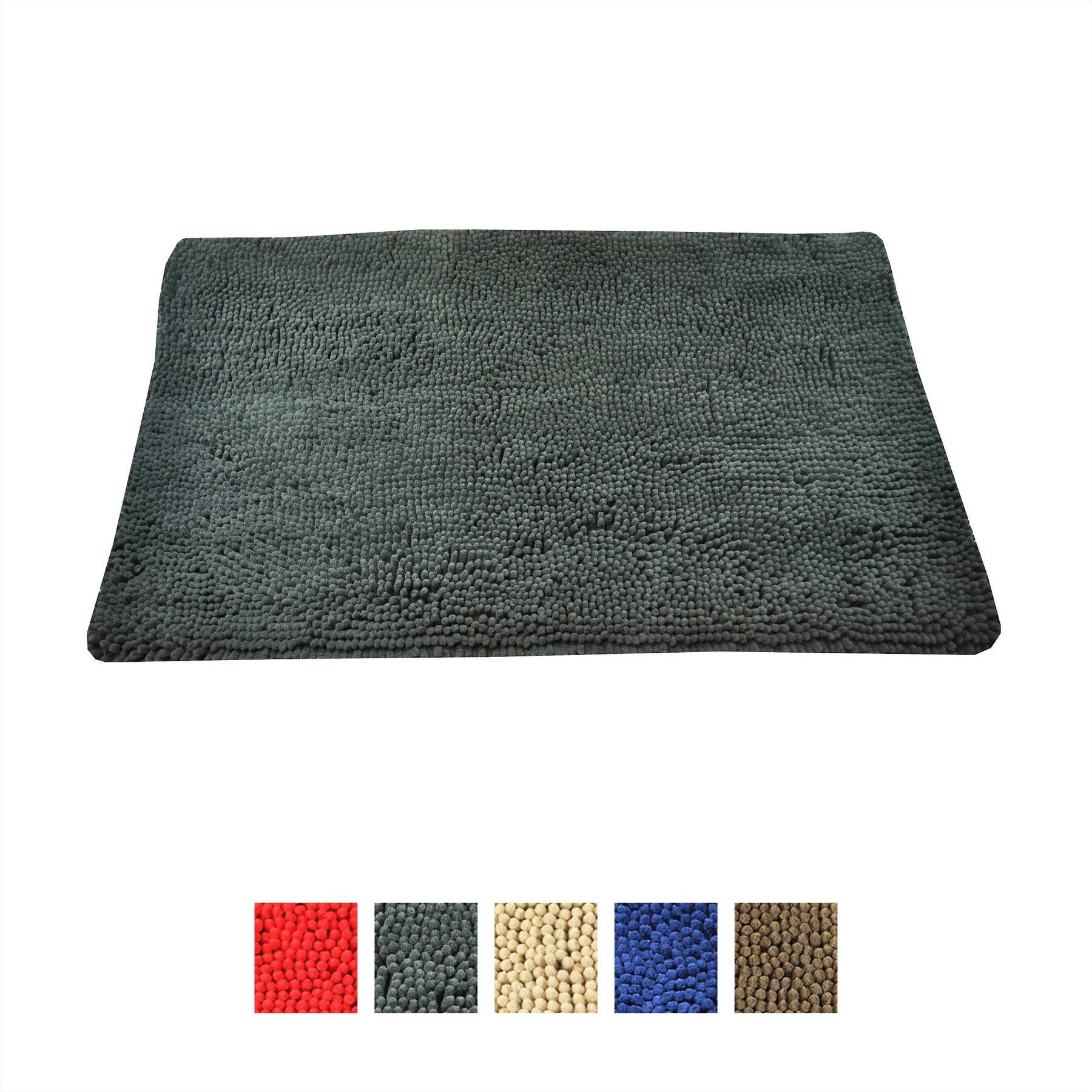 My Doggy Place - Ultra Absorbent Microfiber Door or Bath Mats, Grey