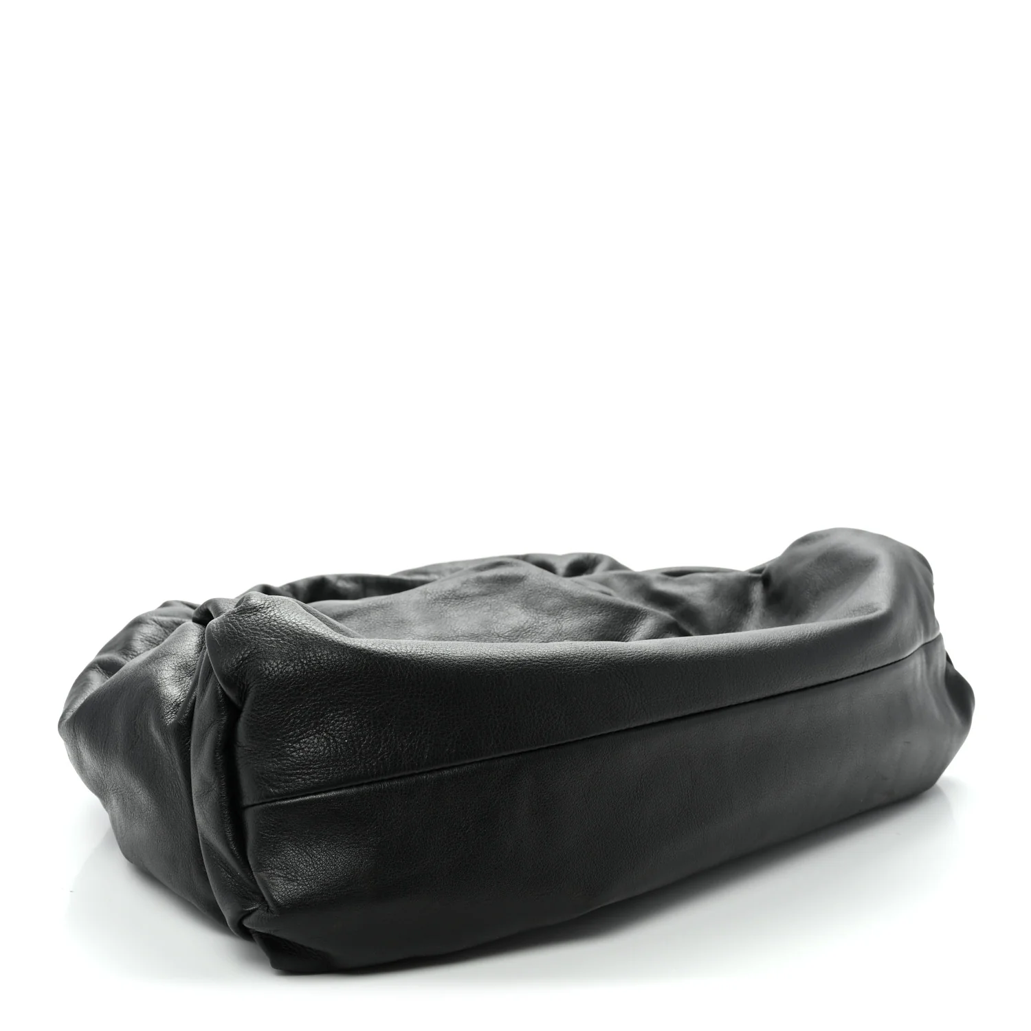 Smooth Butter Calfskin Small The Shoulder Pouch Black