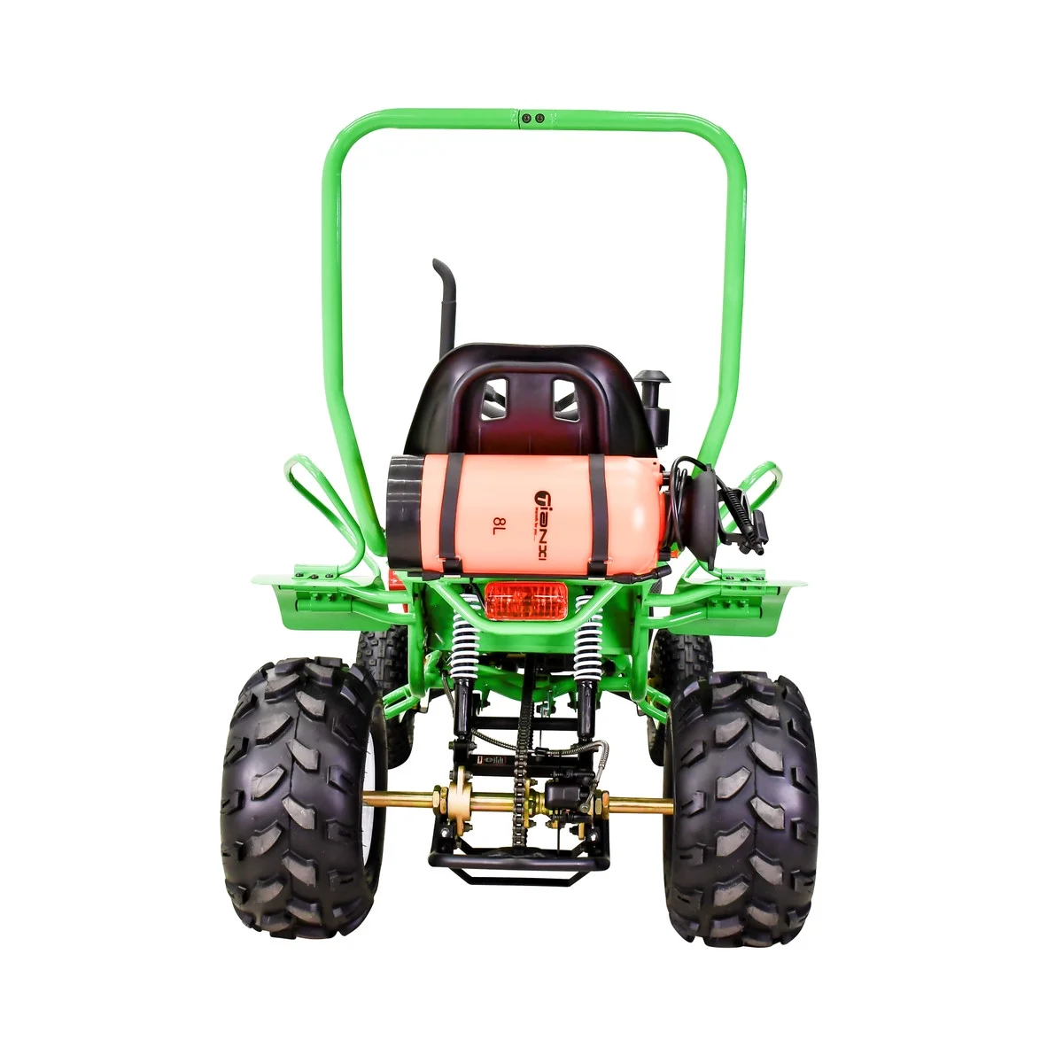 Mini Tractor 110cc 2WD Gas Go Kart �C Kids Youth Ride-On Utility Vehicle �C Green(Green) - Image 9