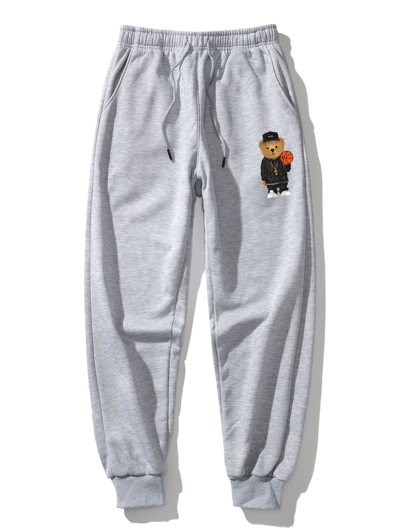 Pantalon de jogging imprimé ours basketteur