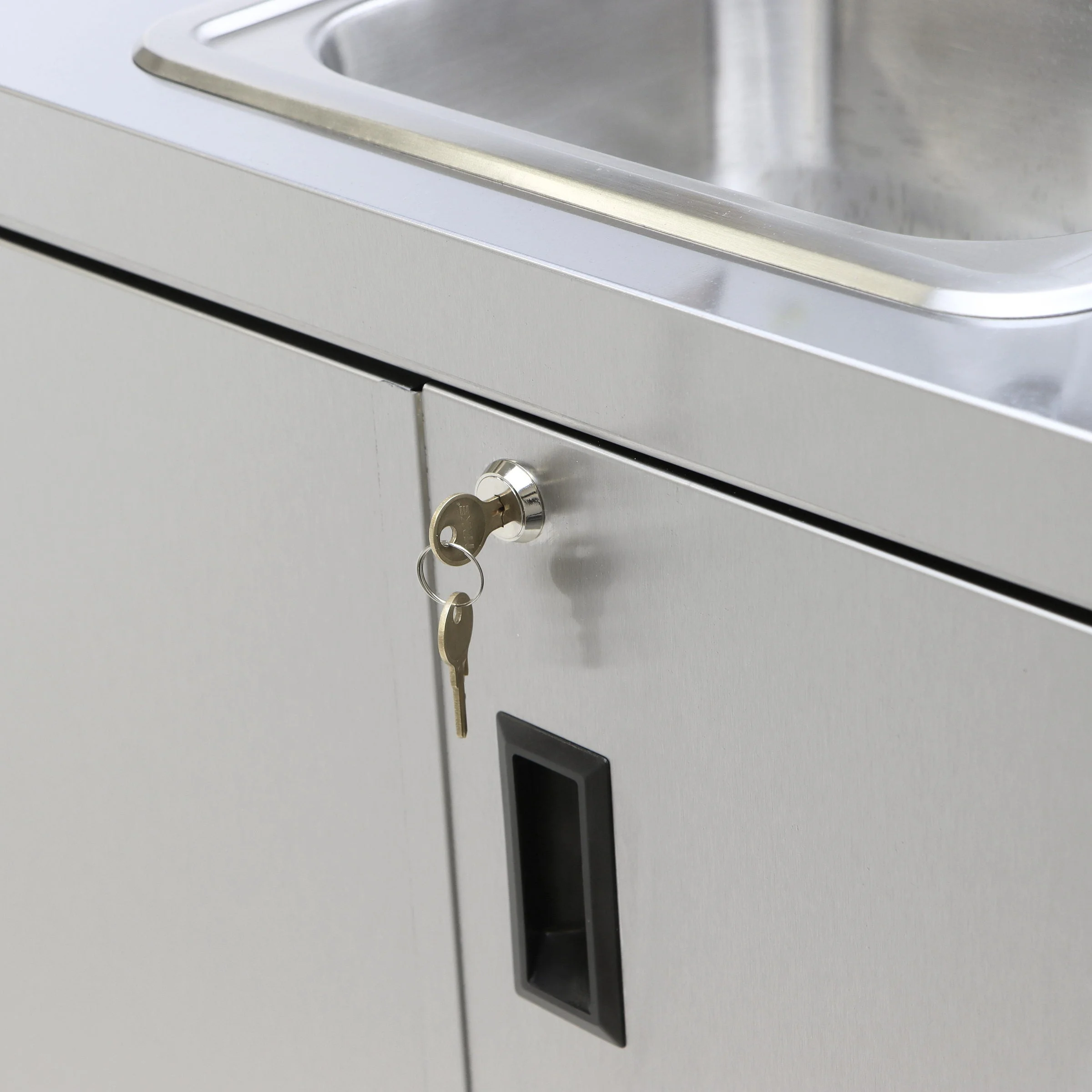 Electric Portable Sink, with Hot Water Heater and Pump Movable Steel Hand Washing Sink - Image 6