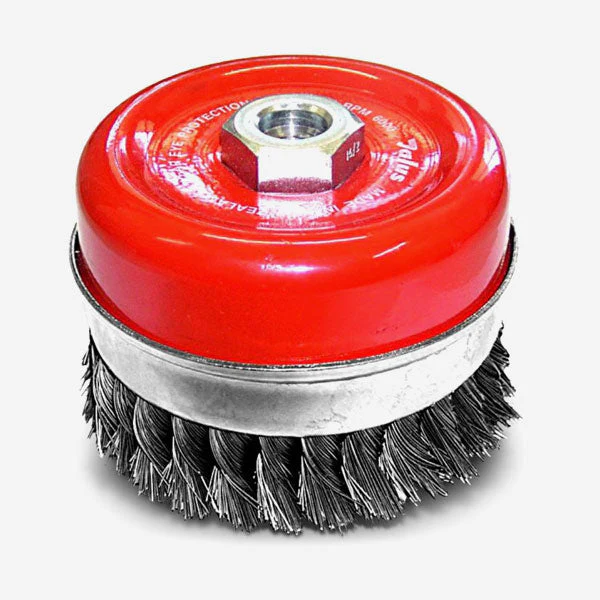 Steel Twist Knot Wire Cup Brush