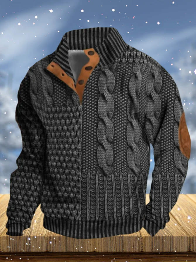 Apolo - T-shirt à manches longues avec imprimé 3D pour homme