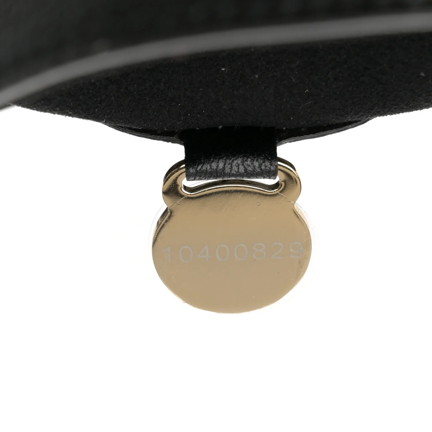 Glossy Goatskin Medium Lily Black