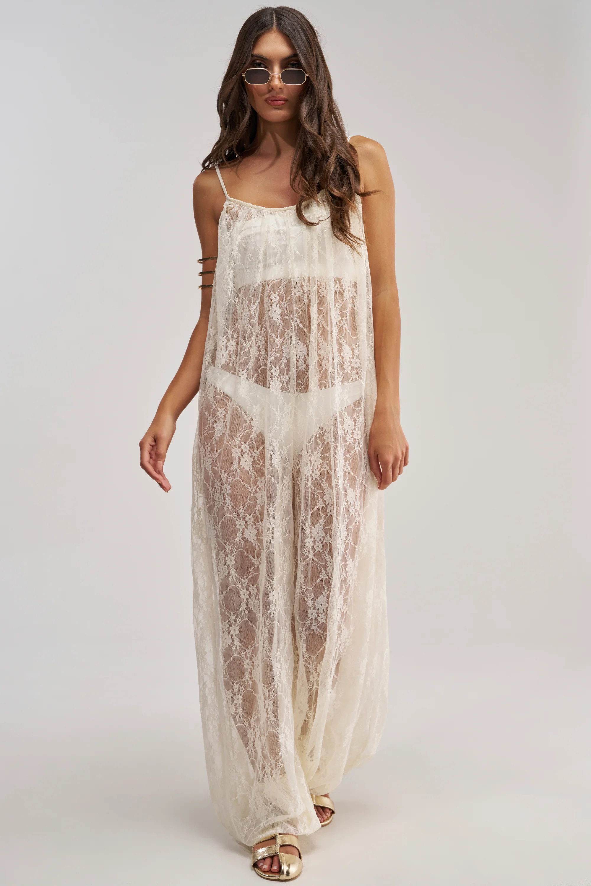MYSTICAL BLOOM LACE JUMPSUIT - Akira Store