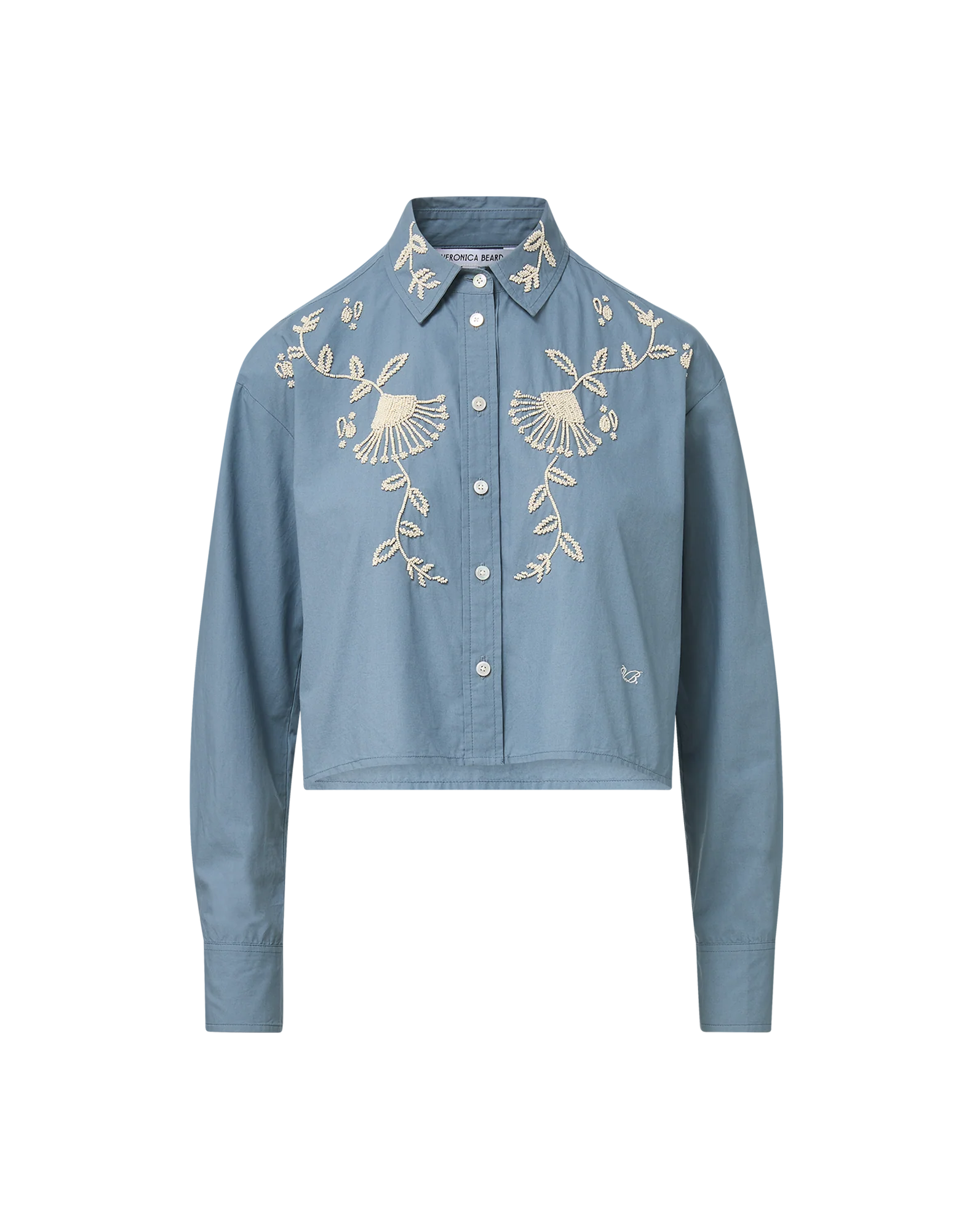 Aderes Beaded Button-Down Shirt