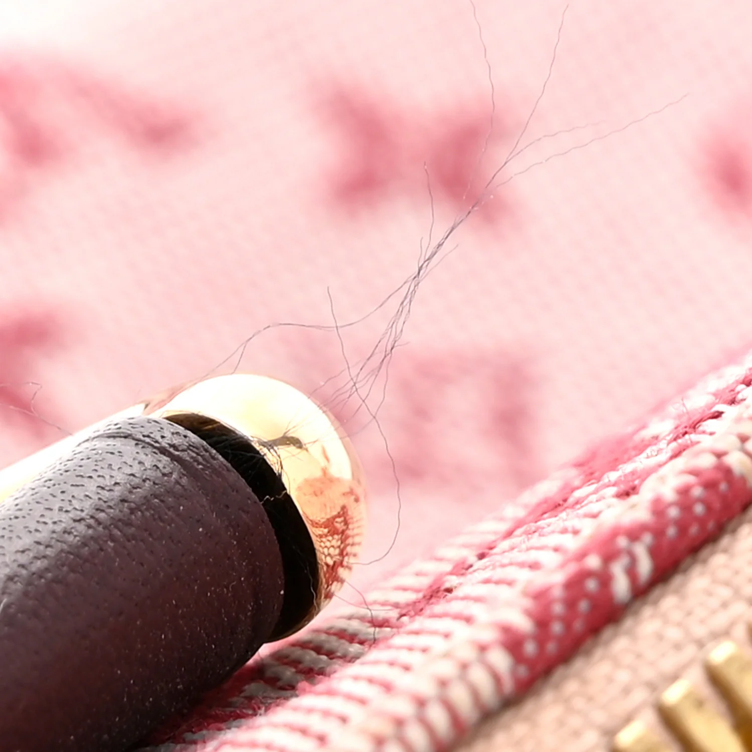 Mini Monogram Alma Long Cherry