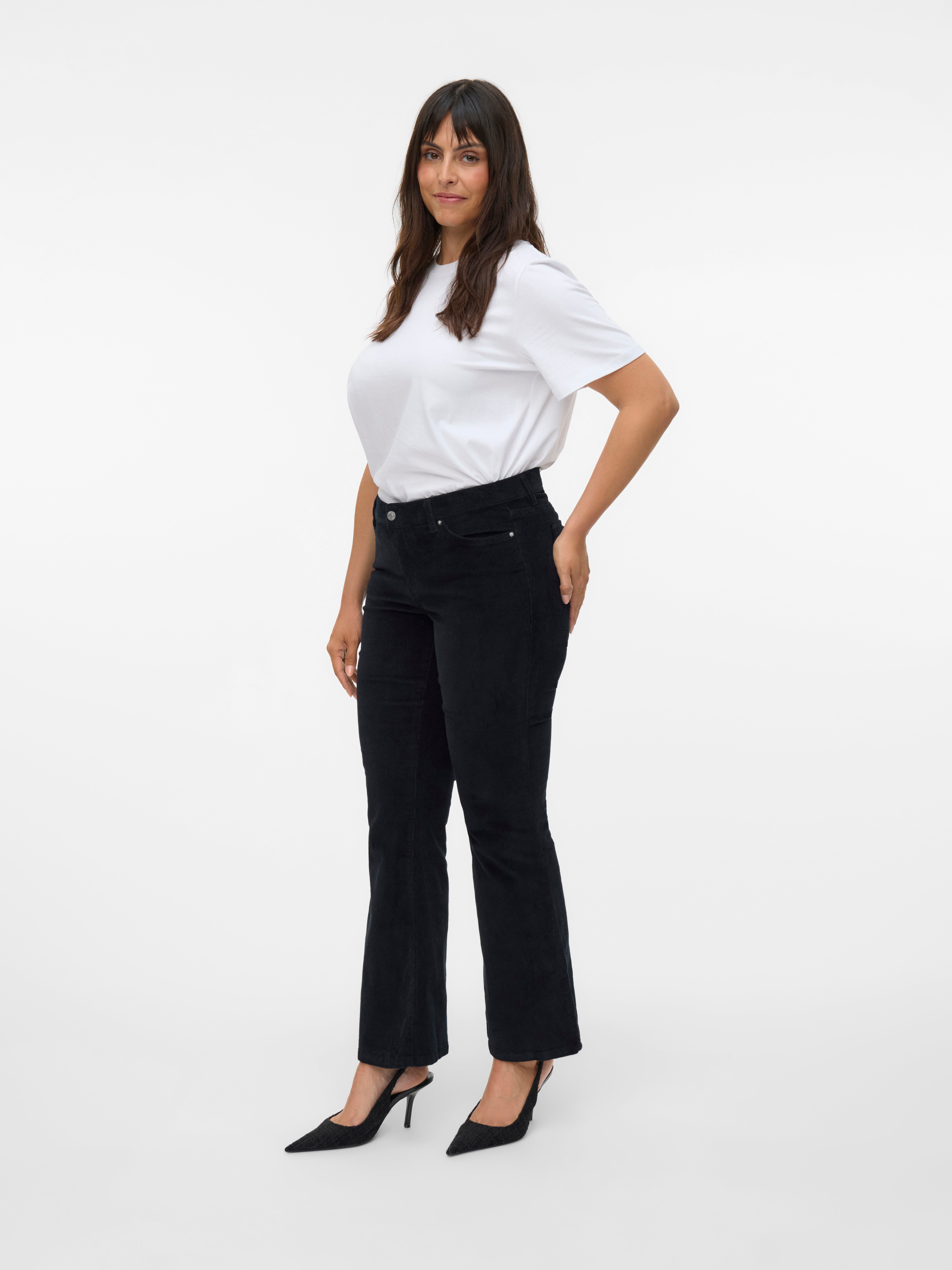 VERO MODA® VMCSIRI Mid rise Corduroy Trousers